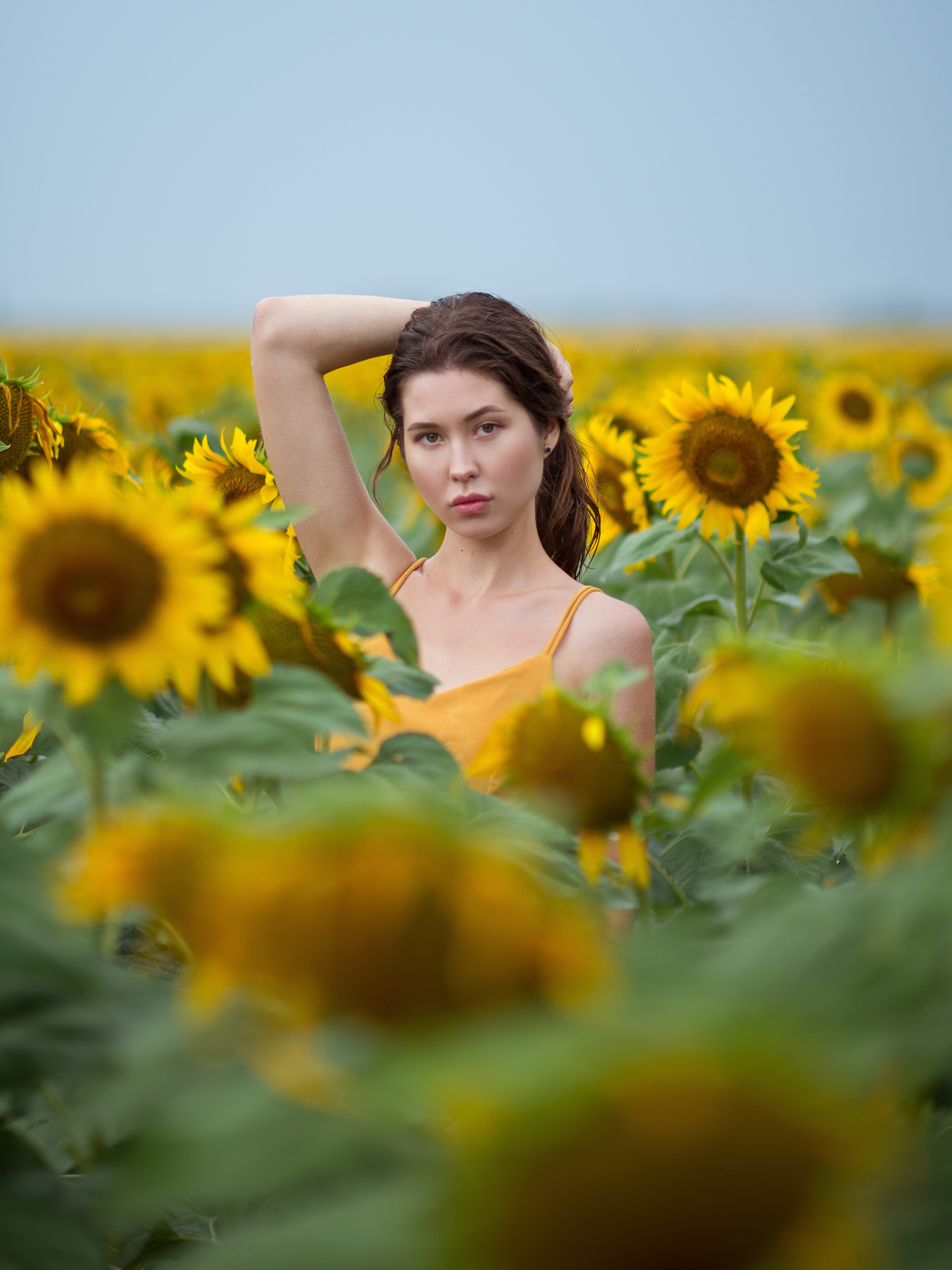 Выездная фотосессия в подсолнухи (Крым)