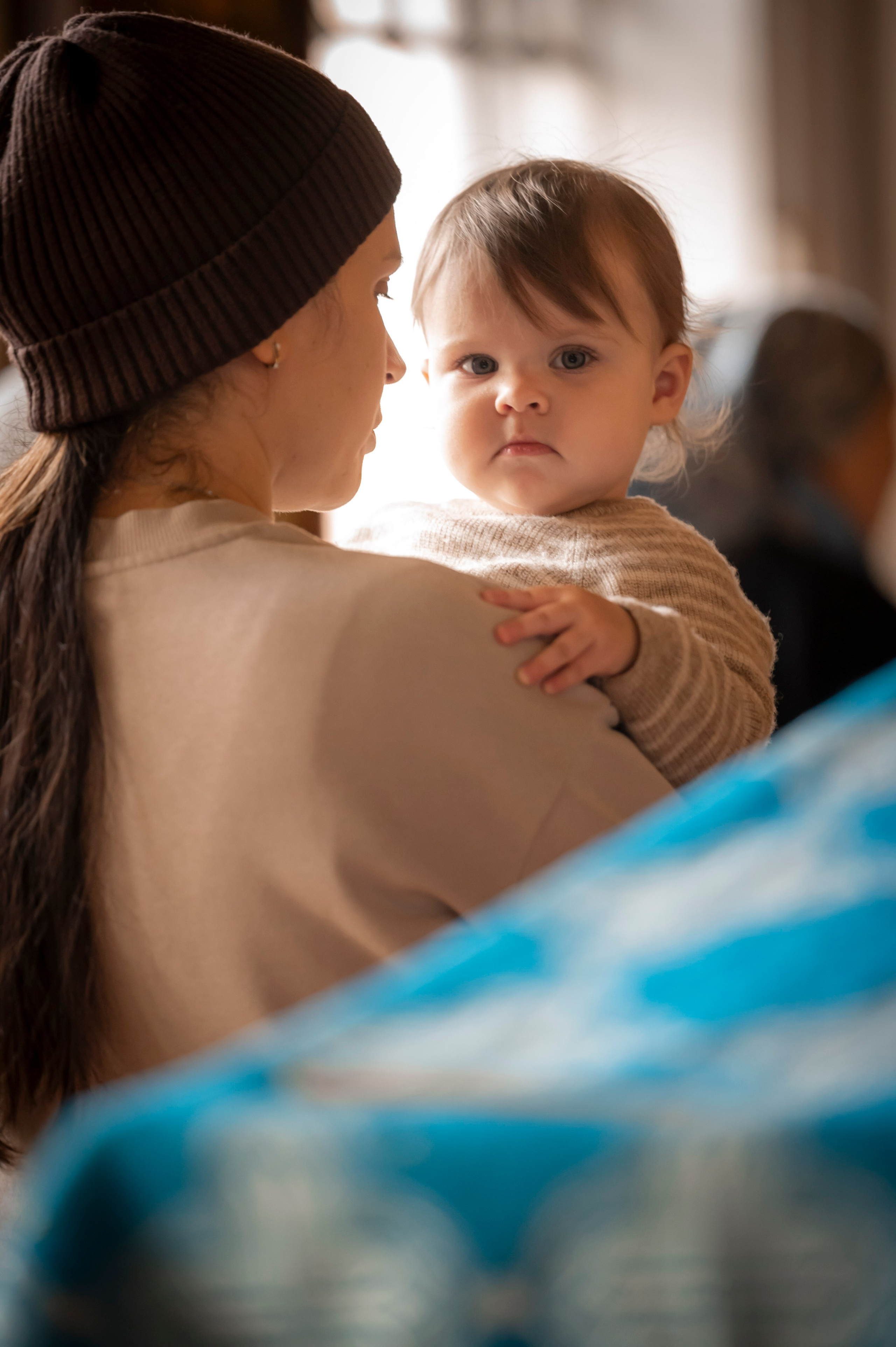 Богородский храм. Благовещение. Божественная Литургия. Антон и Татьяна Денисенко — В храме