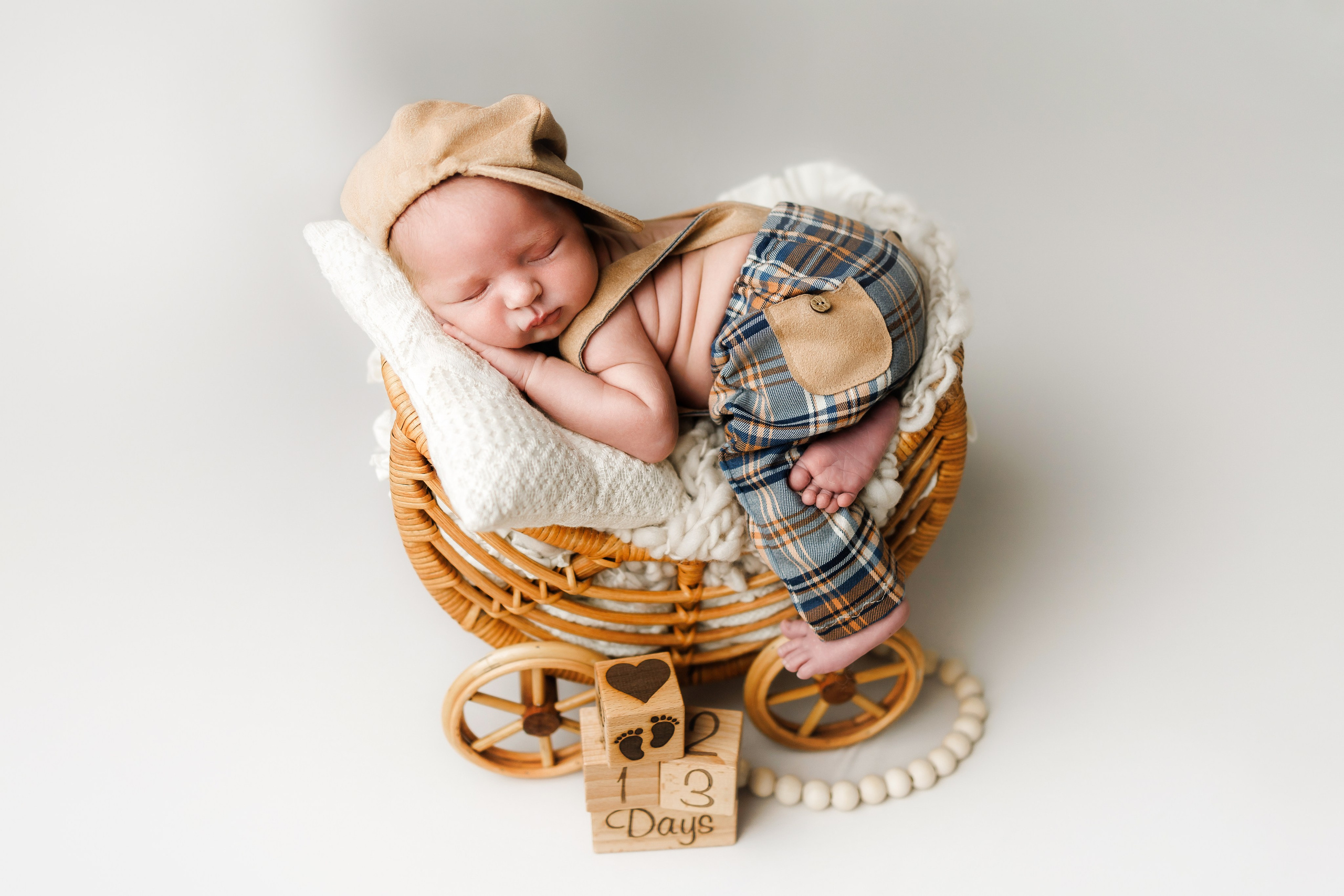 Фотосессия новорожденных мальчиков в Москве | Newborn Anna