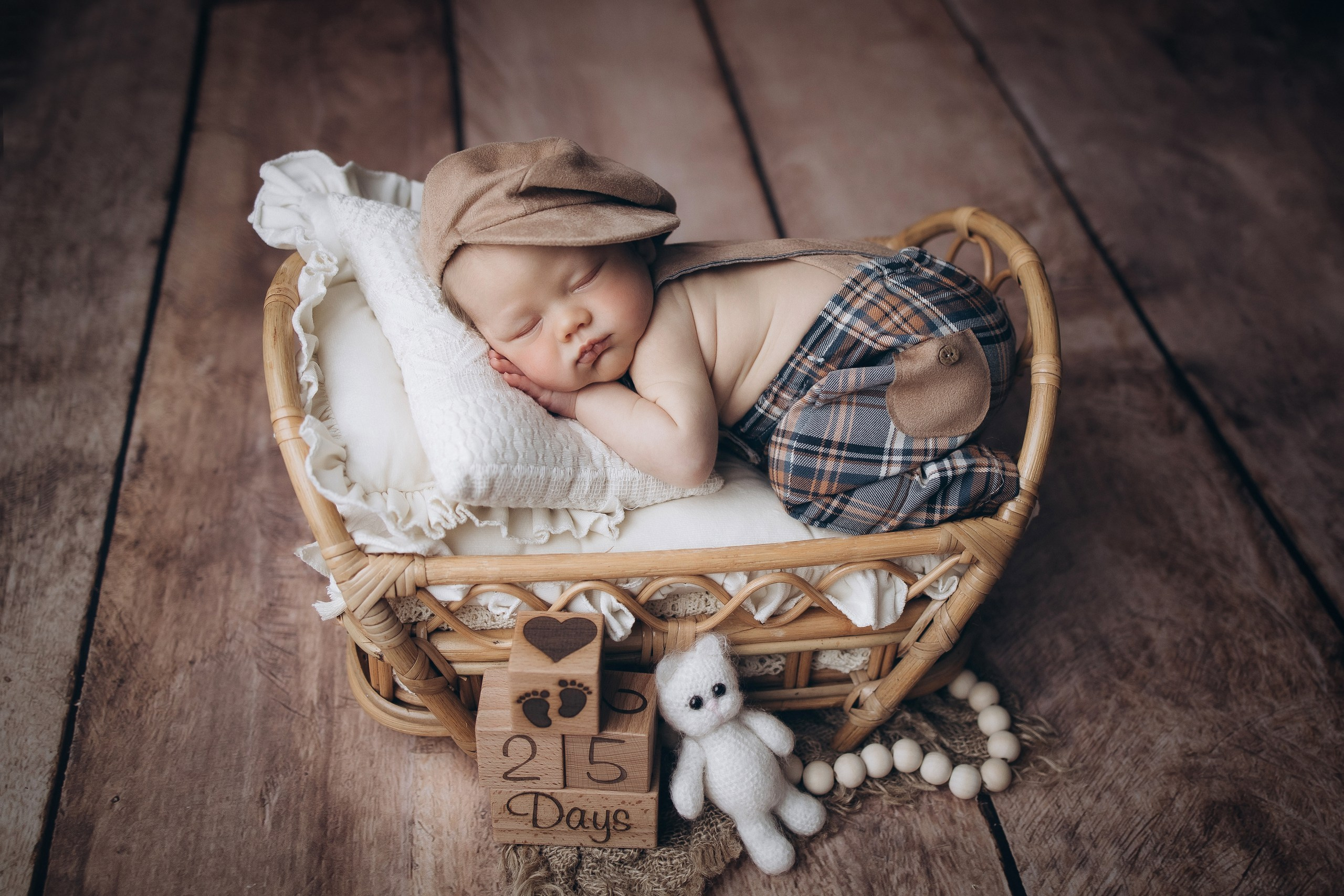 Фотосессия новорожденных мальчиков в Москве | Newborn Anna