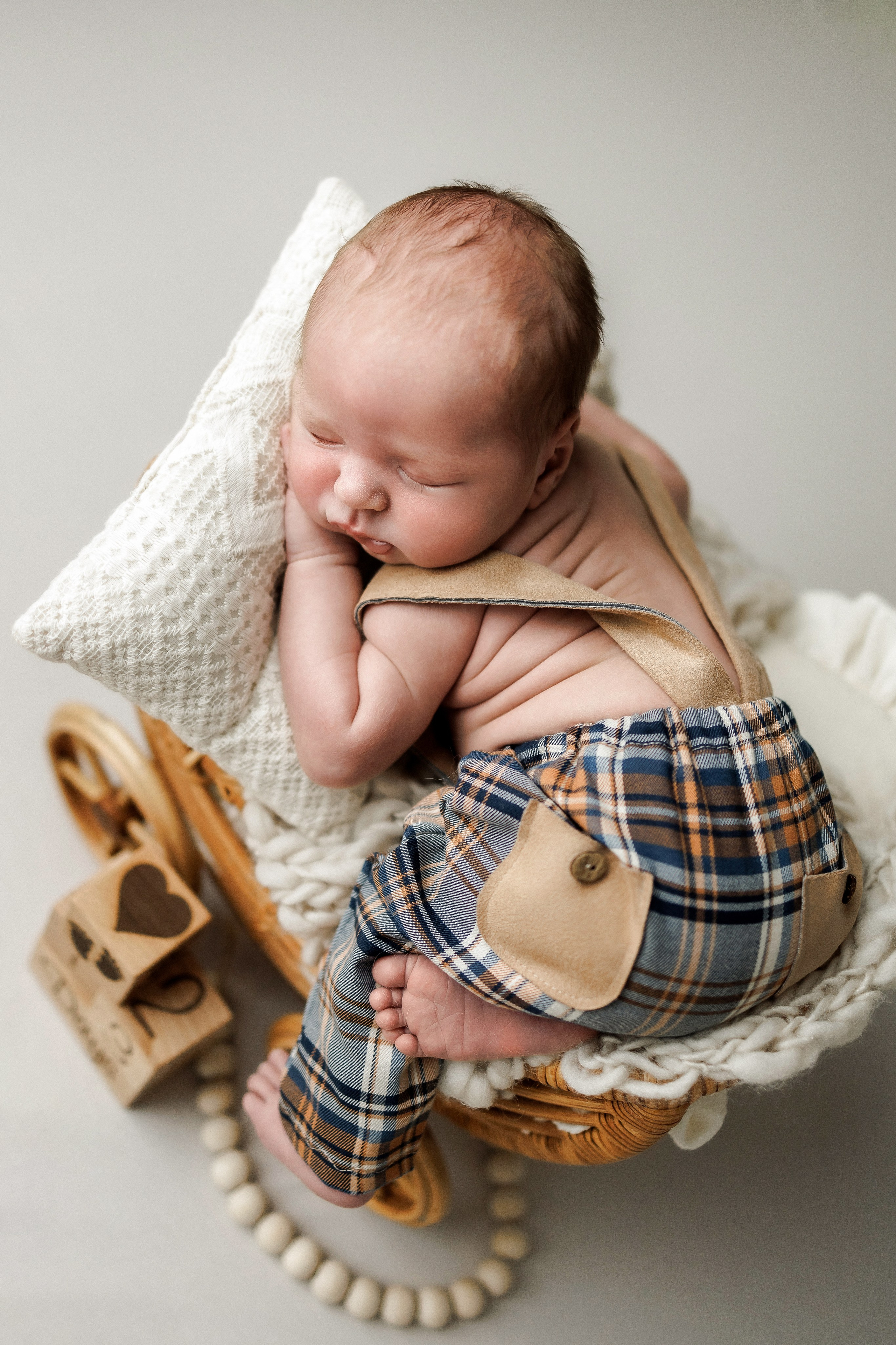 Фотосессия новорожденных мальчиков в Москве | Newborn Anna