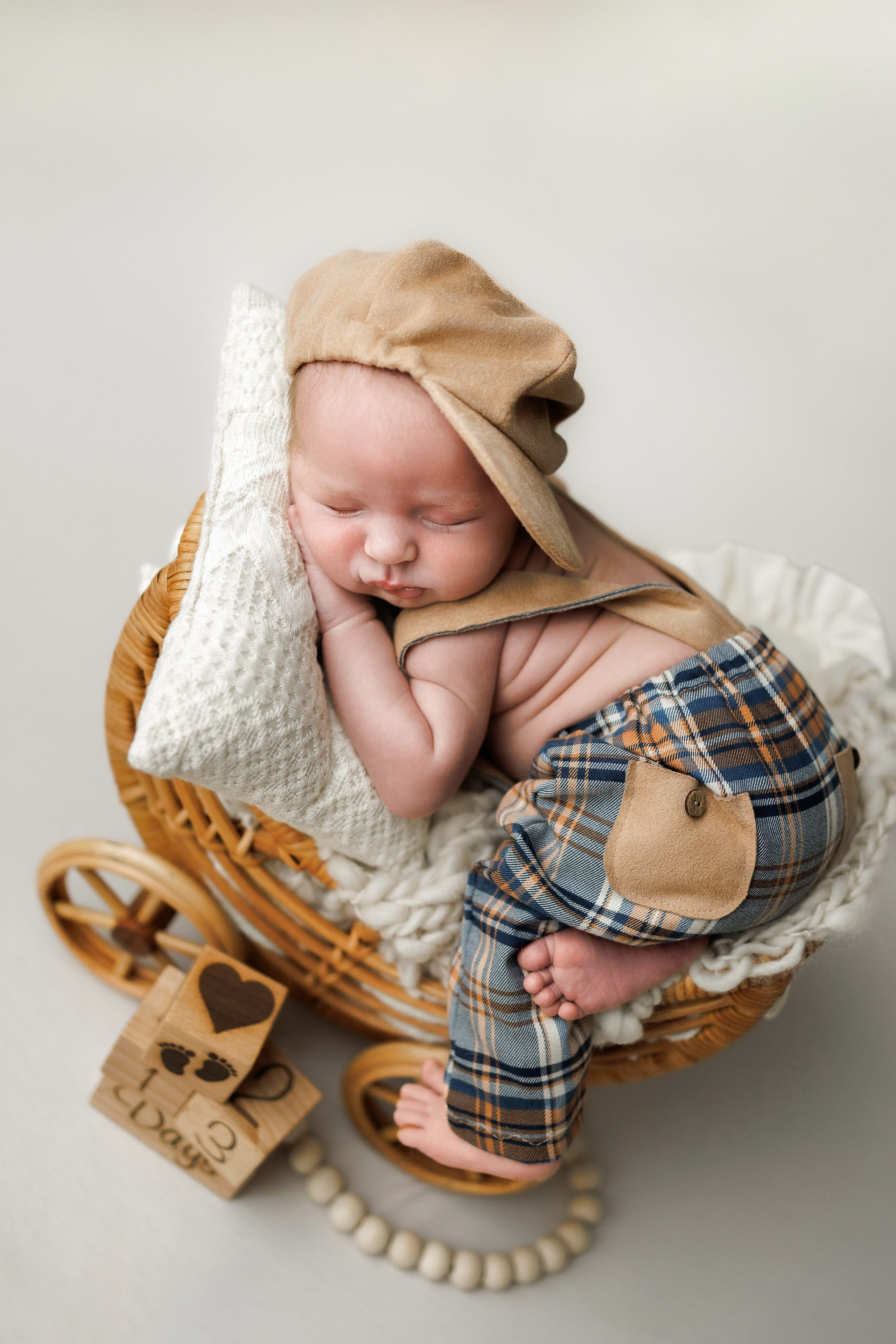 Фотосессия новорожденных мальчиков в Москве | Newborn Anna