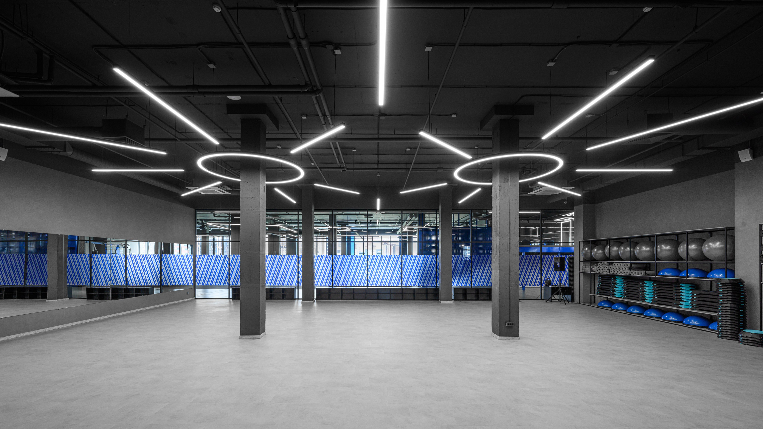 Flame fitness. Интерьерный фотограф Краснодар Денис Педань