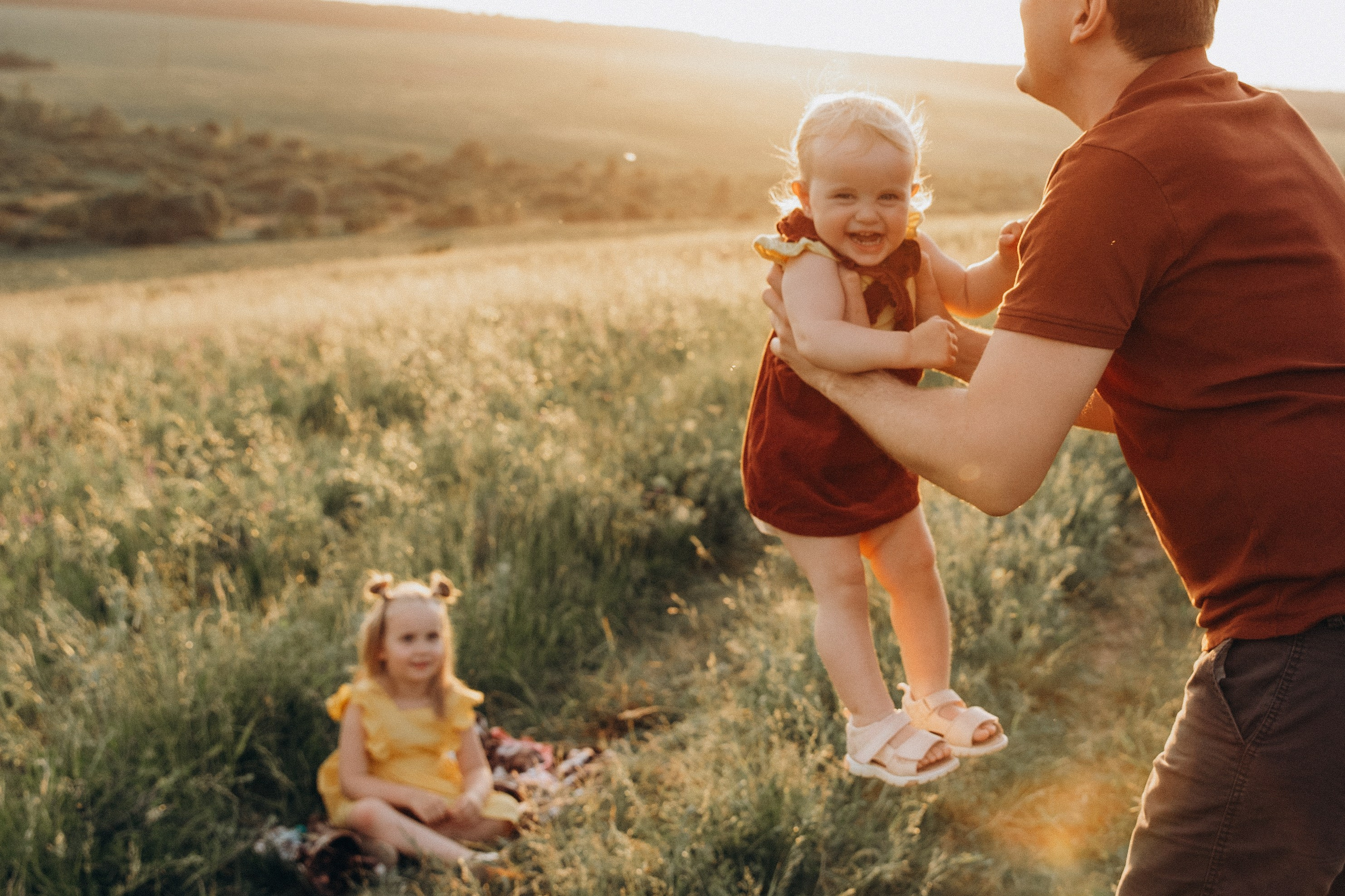 Папа и дочки. Семейный фотограф документалист в Пензе Лопатинская Татья