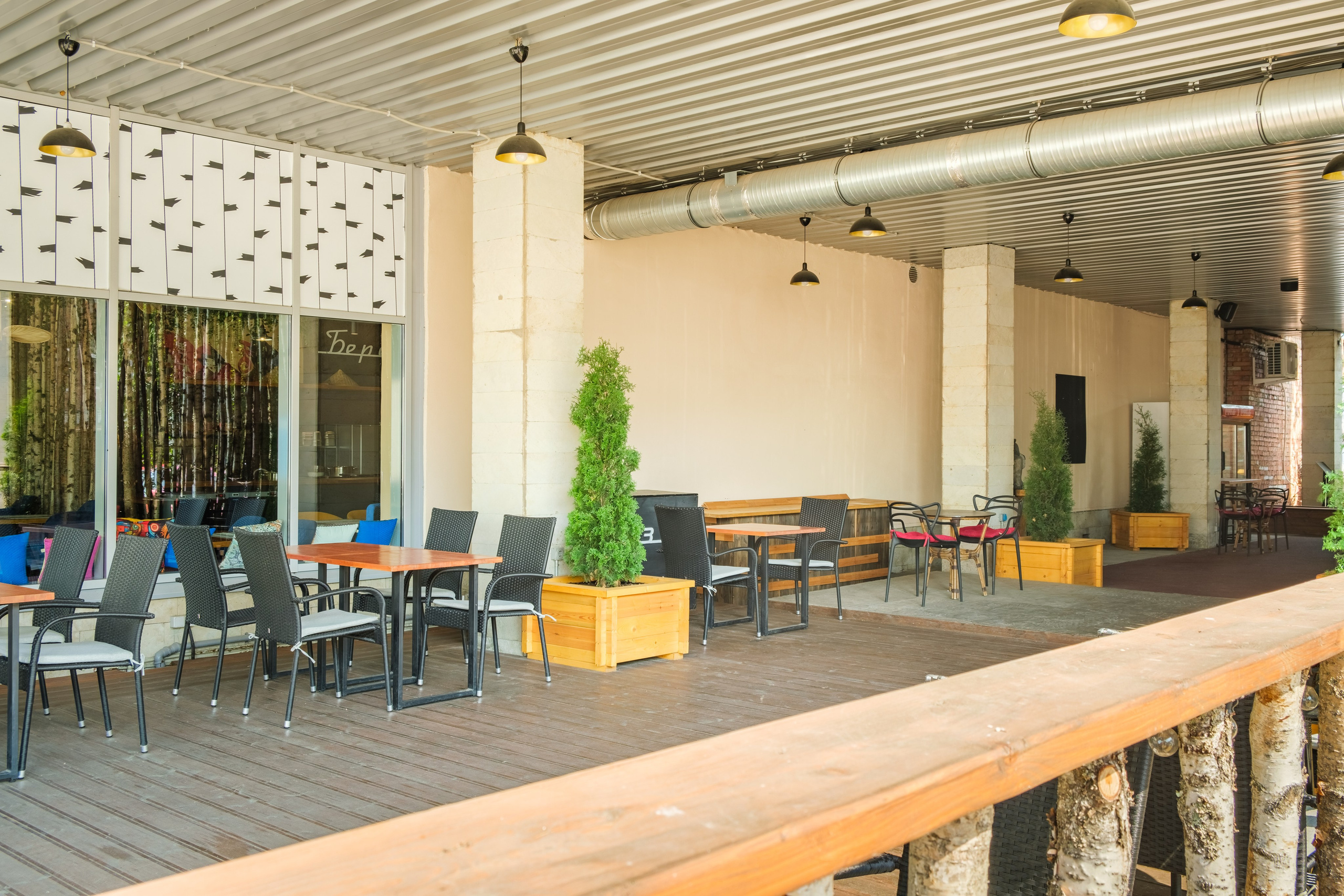 Интерьерная фотосессия кафе «Берёзка»