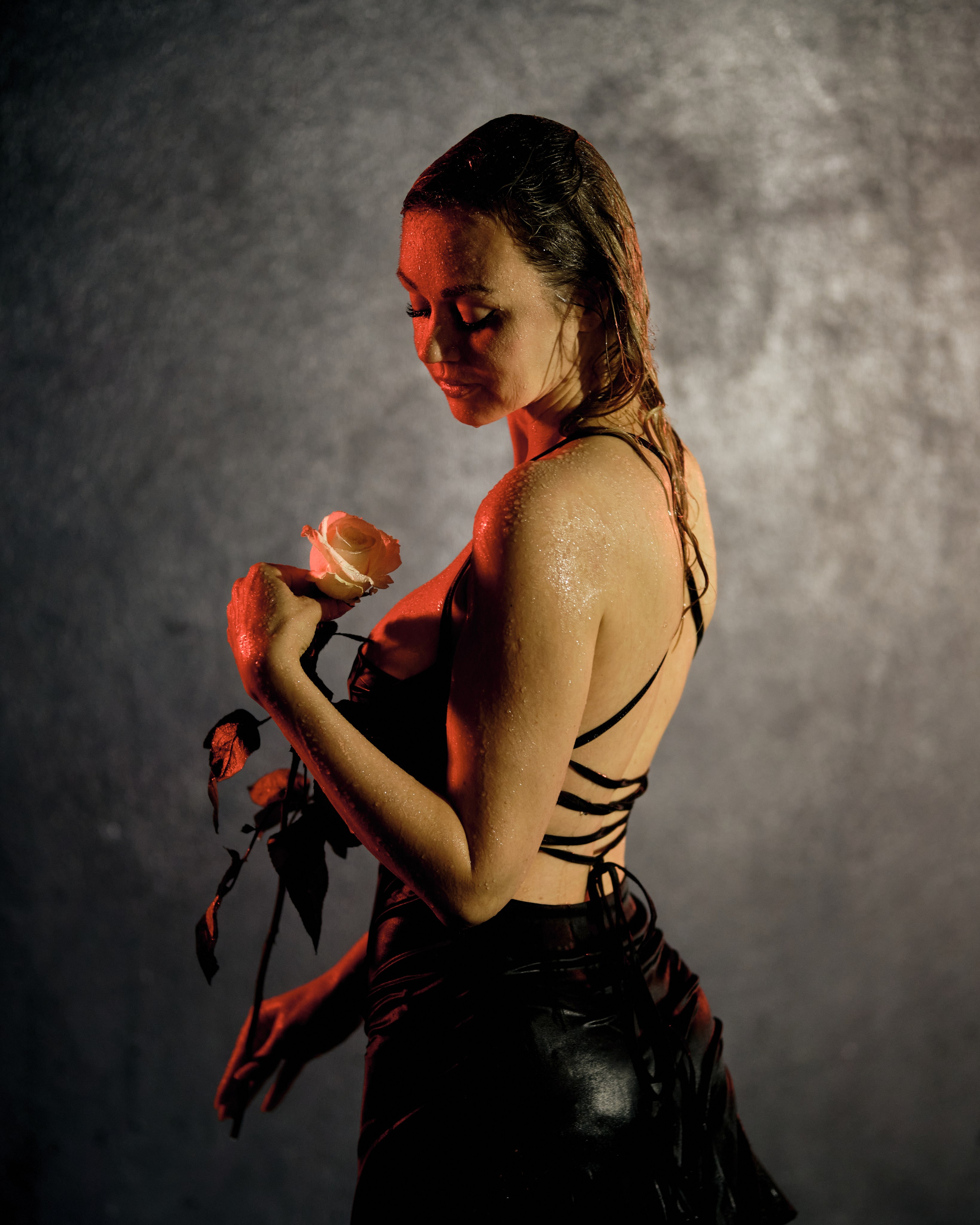 Сквозь призму капель: Портрет души. Photographer in Moscow