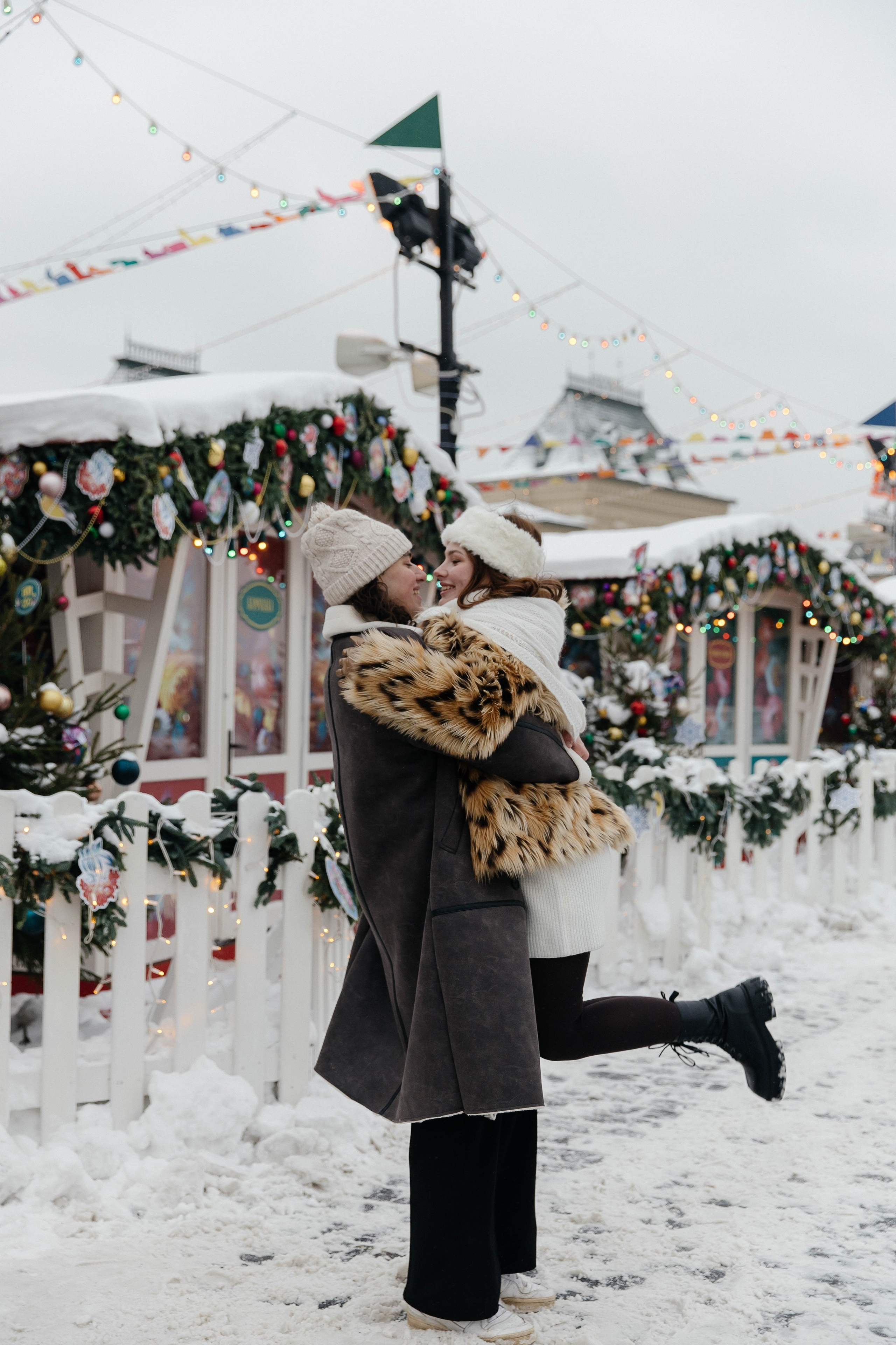Зимняя история любви. Фотограф индивидуальных женских портретов и LOVEstory в Москве