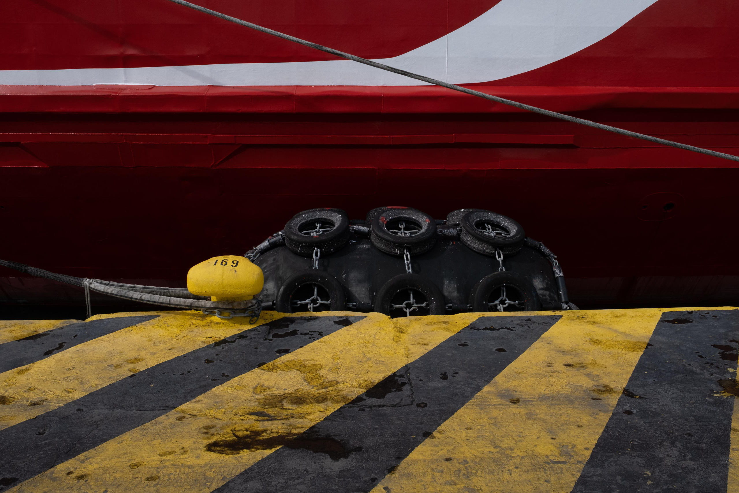 Port of Piraeus. Street Art photographer Denis Karasev