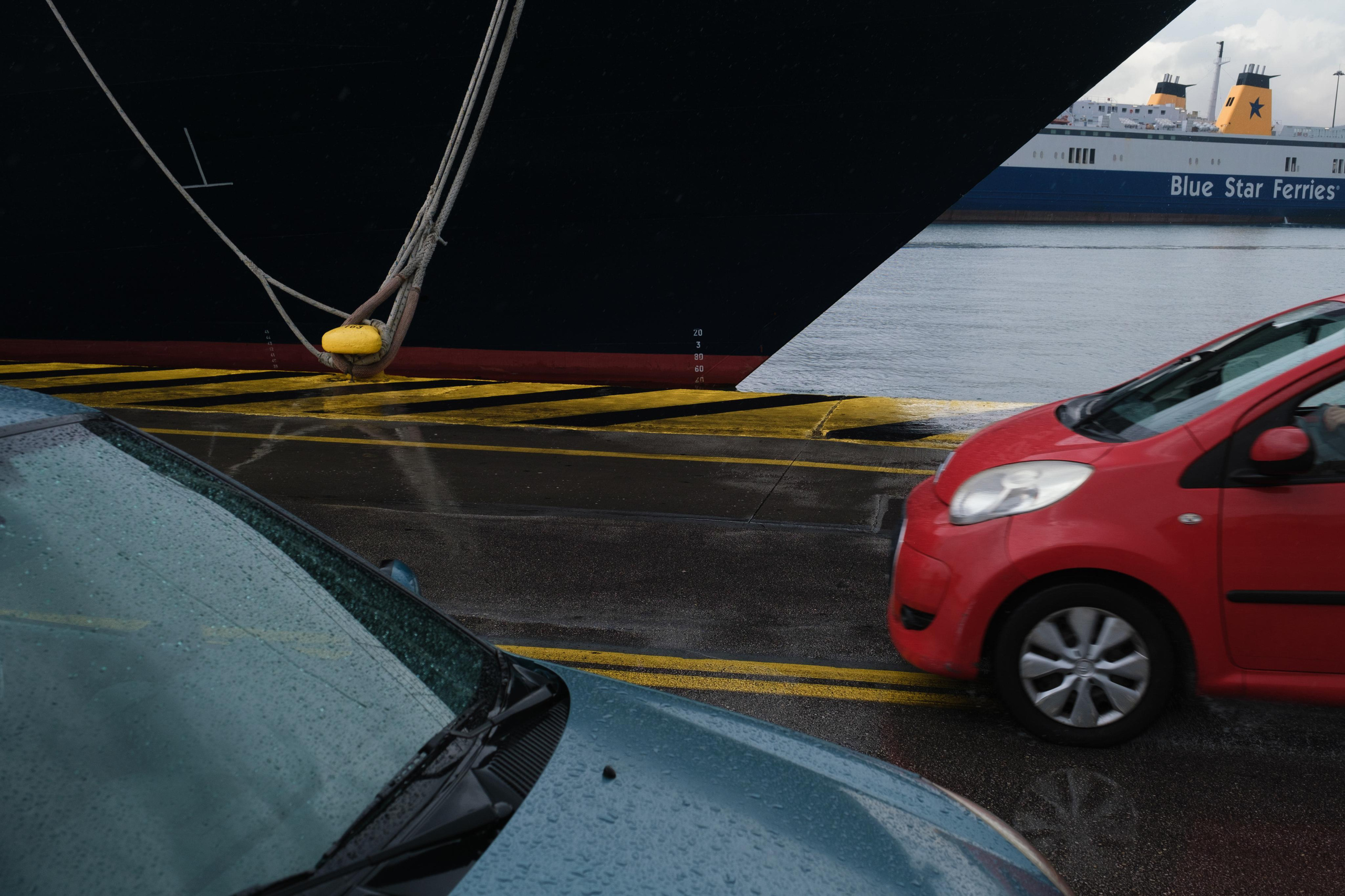 Port of Piraeus. Street Art photographer Denis Karasev