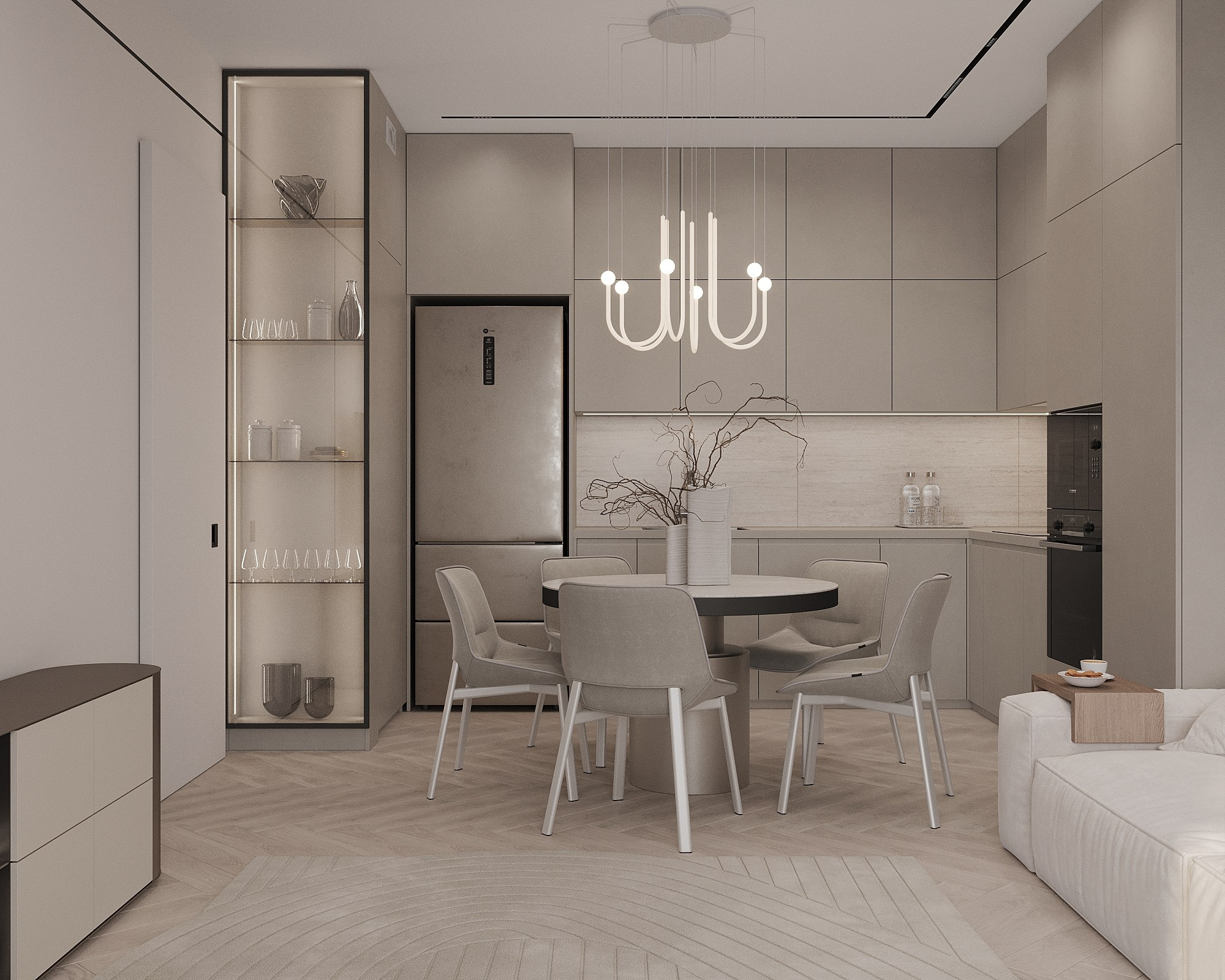 Проект Барочная г. Санкт-Петербург. Студия дизайна интерьера Лактионовой Елены