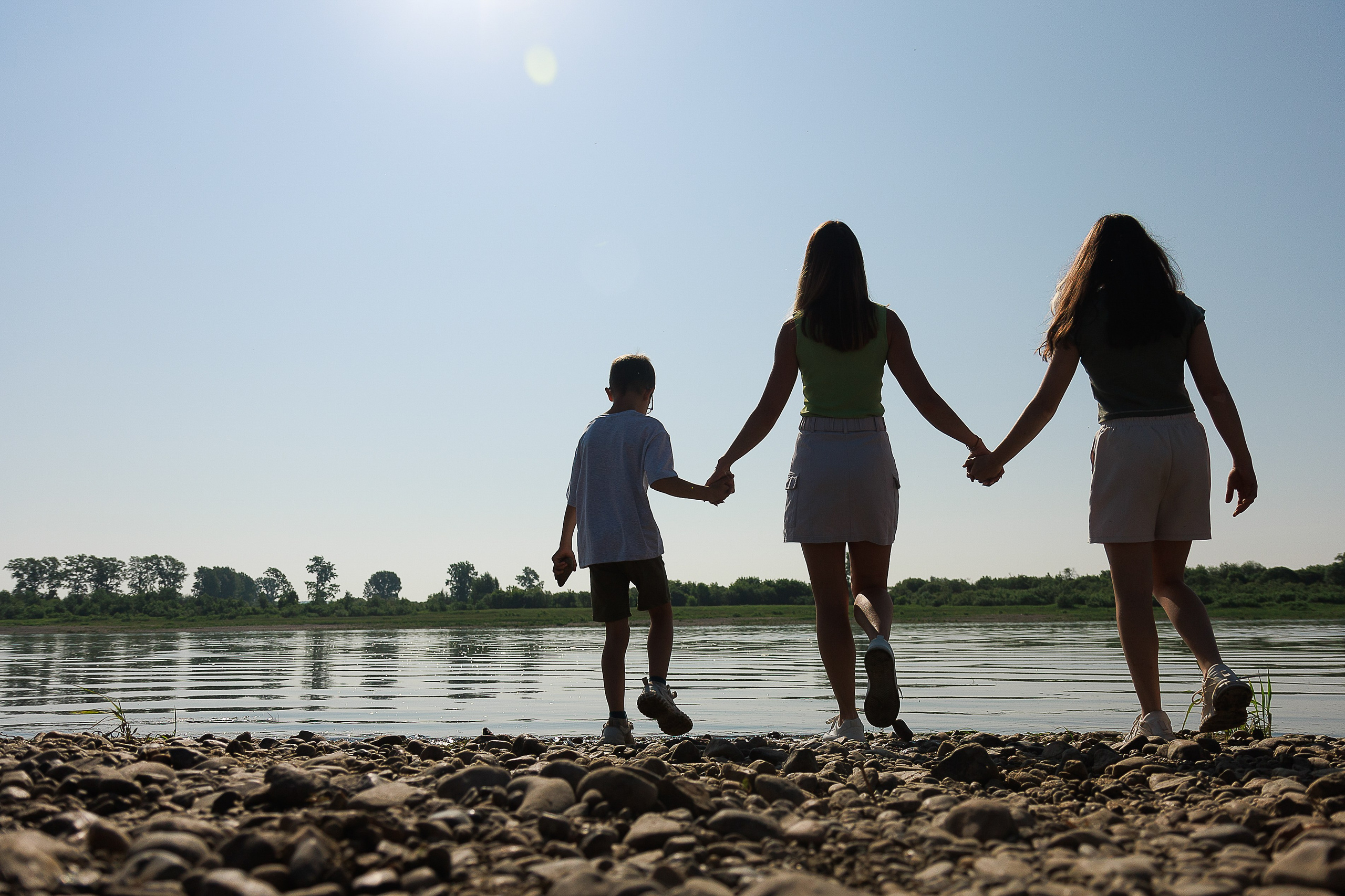 Семейное утро в сосновом лесу. Семейный фотограф в Томске Максимова Екатерина