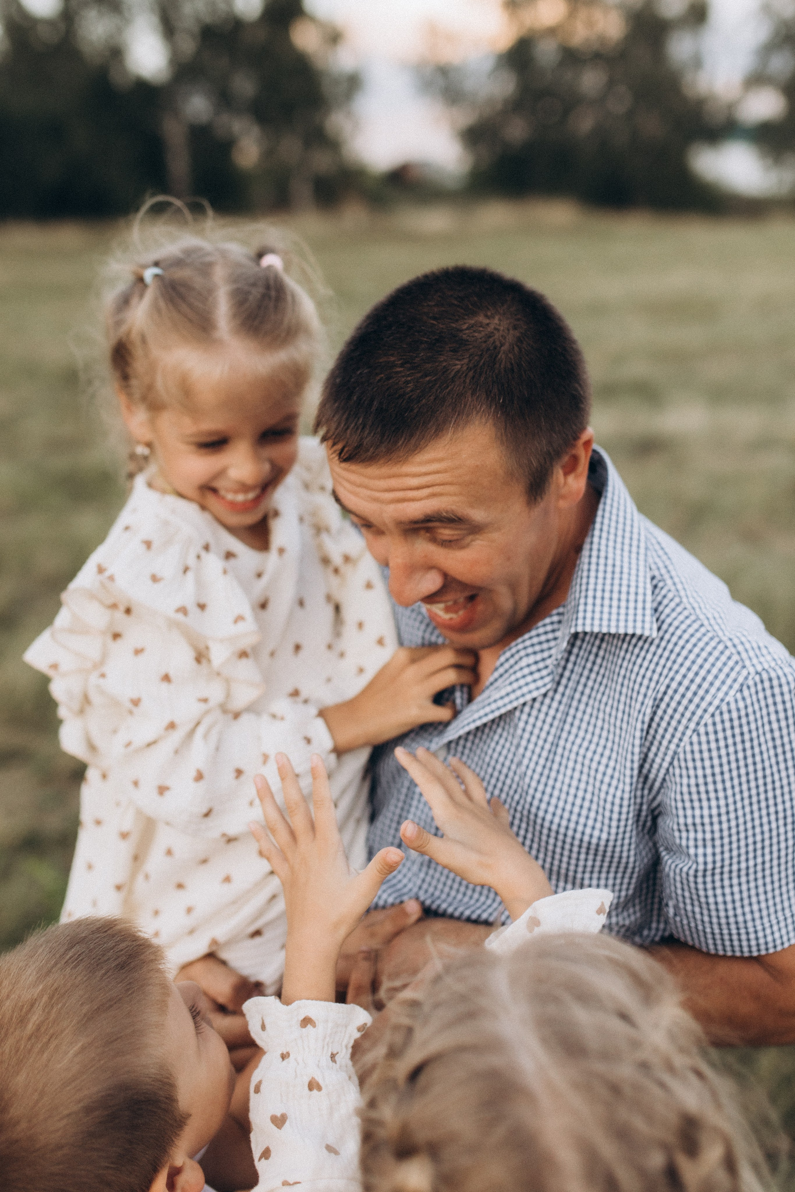 Папа и дети. Семейный фотограф lifestyle в Новосибирске Елена Шпилевая