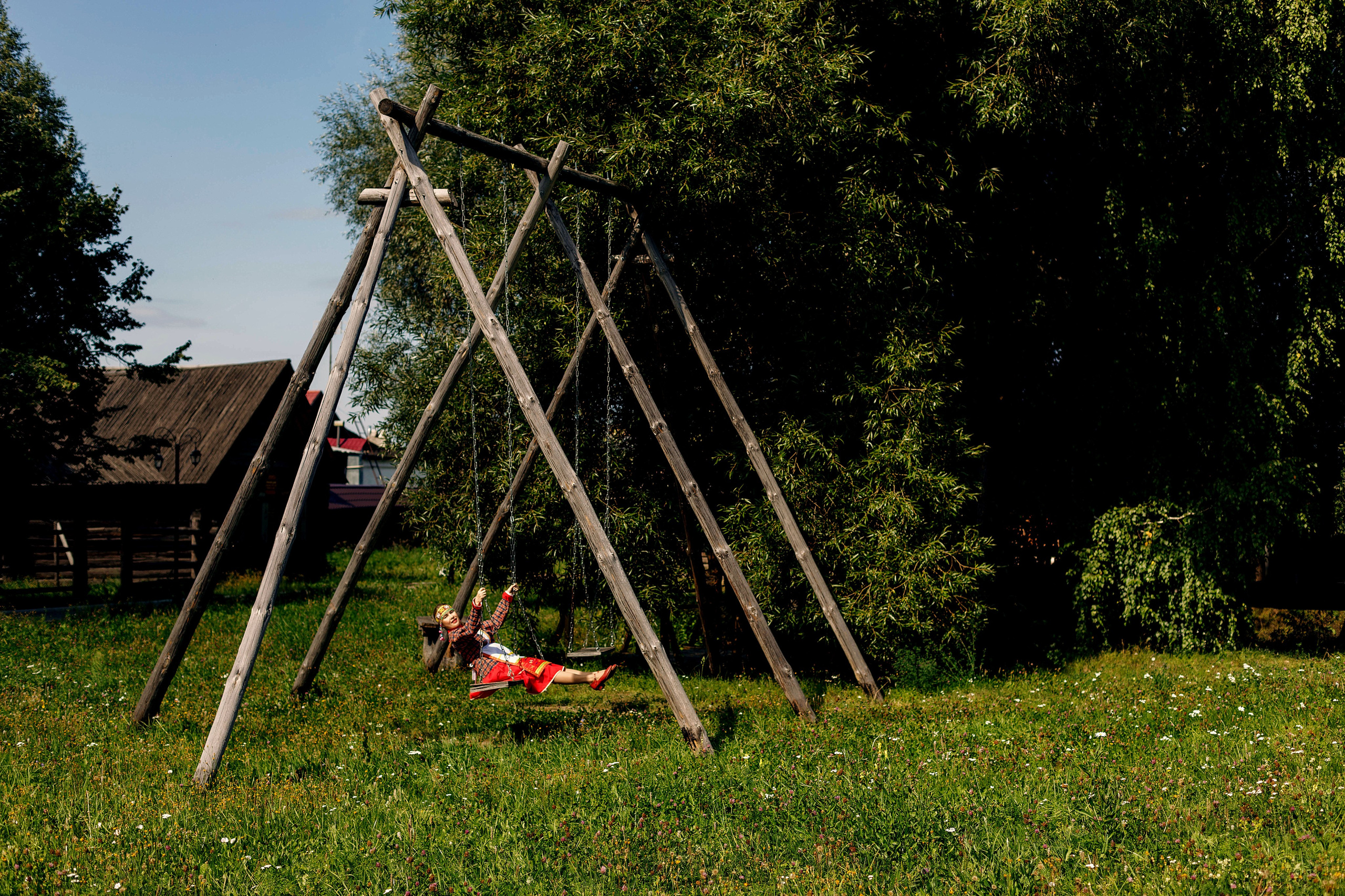 Фотосессия с Екатериной Анисимовой в Ибресинском этнографическом музее. Портретный и репортажный фотограф в Чебоксарах Андриян Чаркин