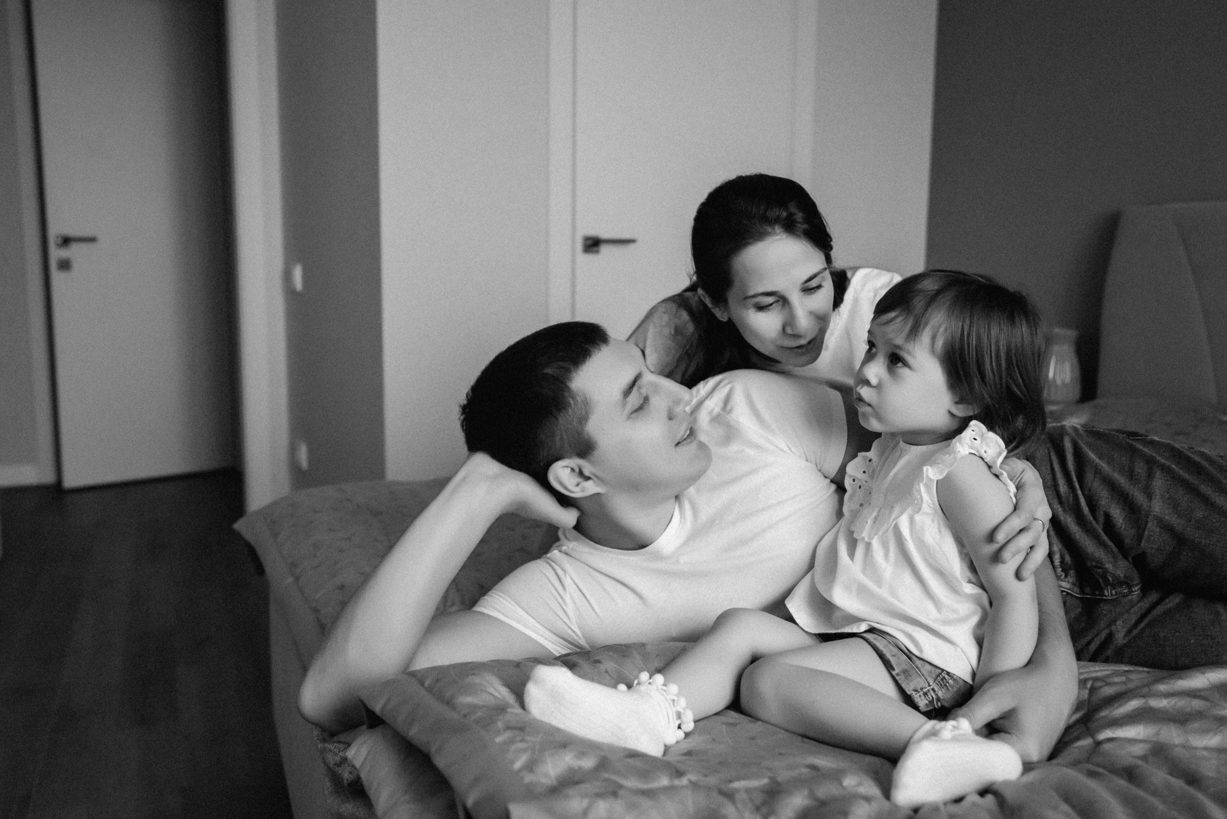 Маша, Ксюша, Денис. Свадебный фотограф, фотограф беременности Дарья Доценко