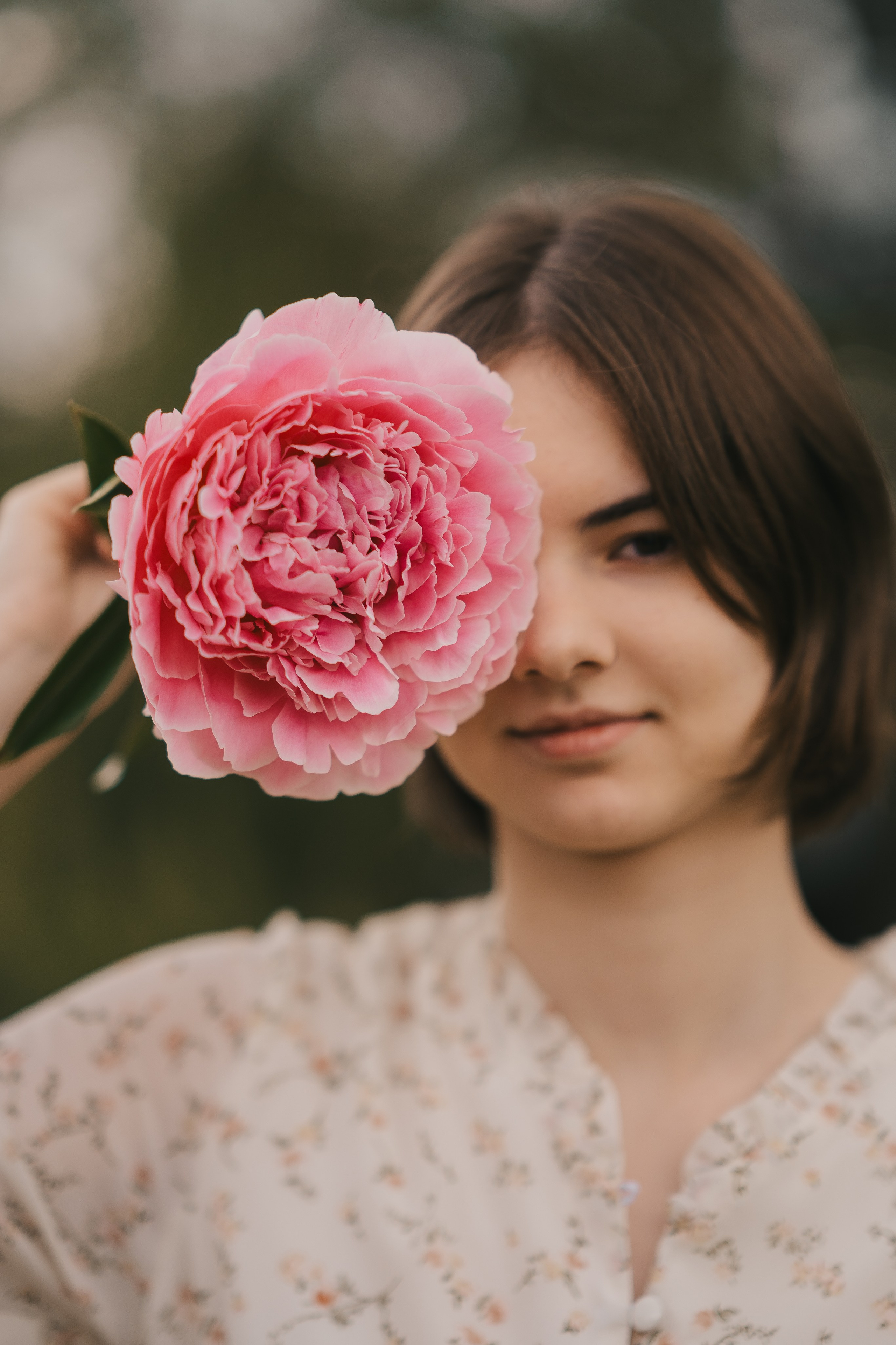 Маша и пионы. Семейный и детский фотограф в Сергиев Посаде, Хотьково Якимчук Любовь