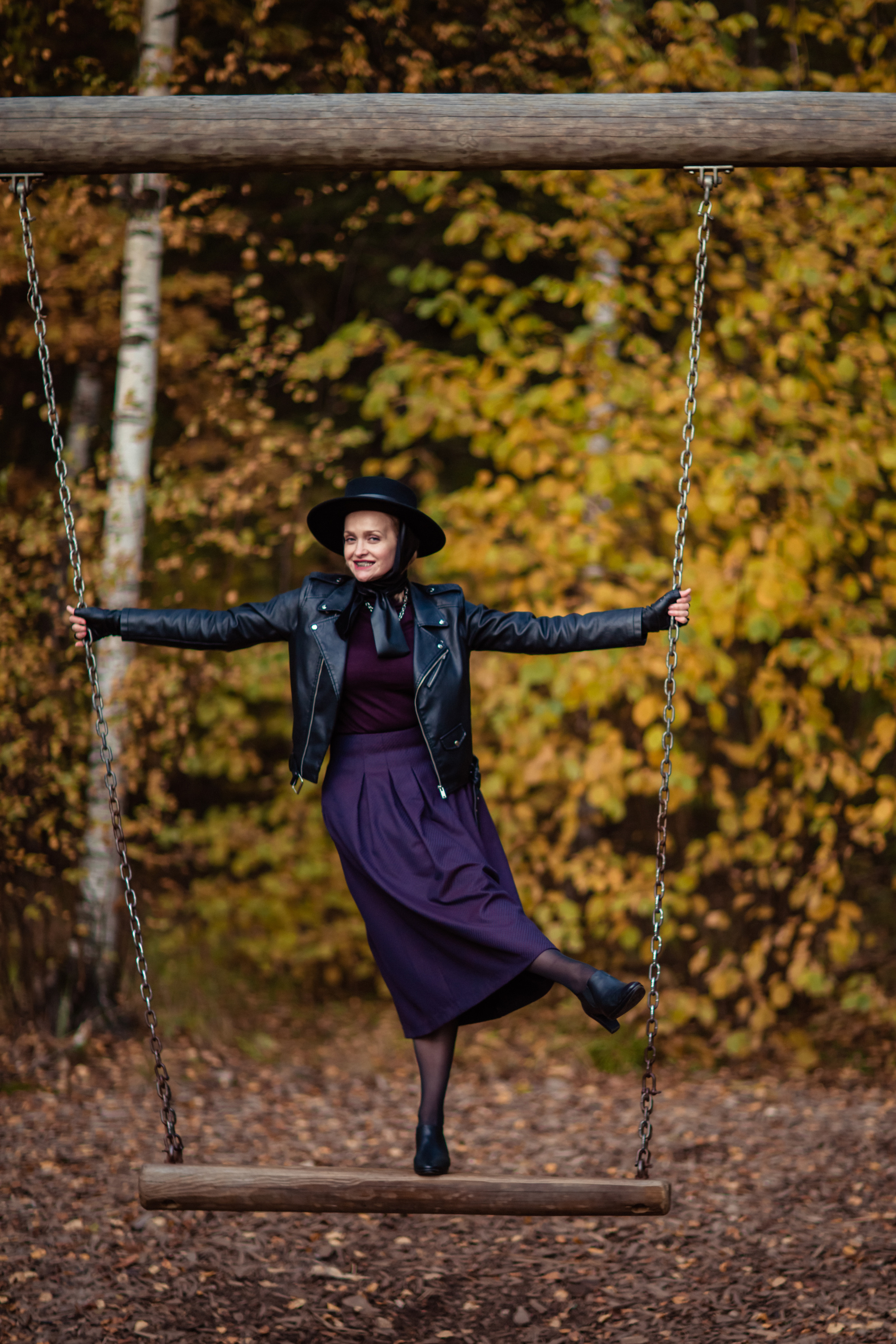 Осенняя фотопрогулка для Ани и Вики. Фотограф в Москве. Контент для блога. В портфолио и просто на память