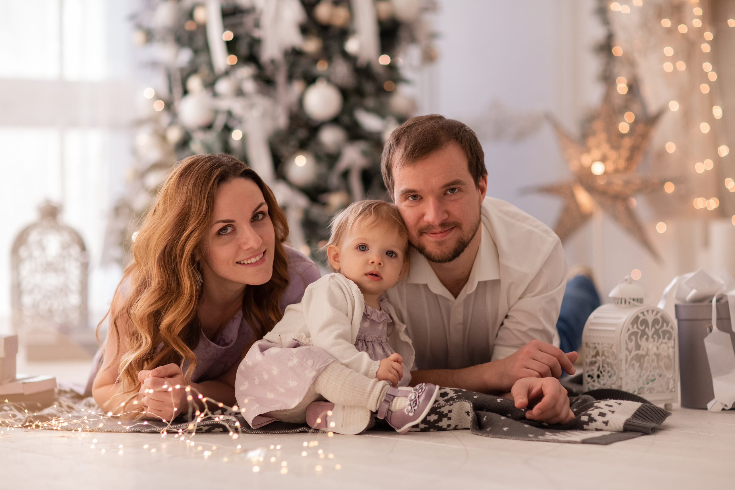Новогодняя фотосессия для семьи Алины. Фотограф в Москве. Контент для блога. В портфолио и просто на память