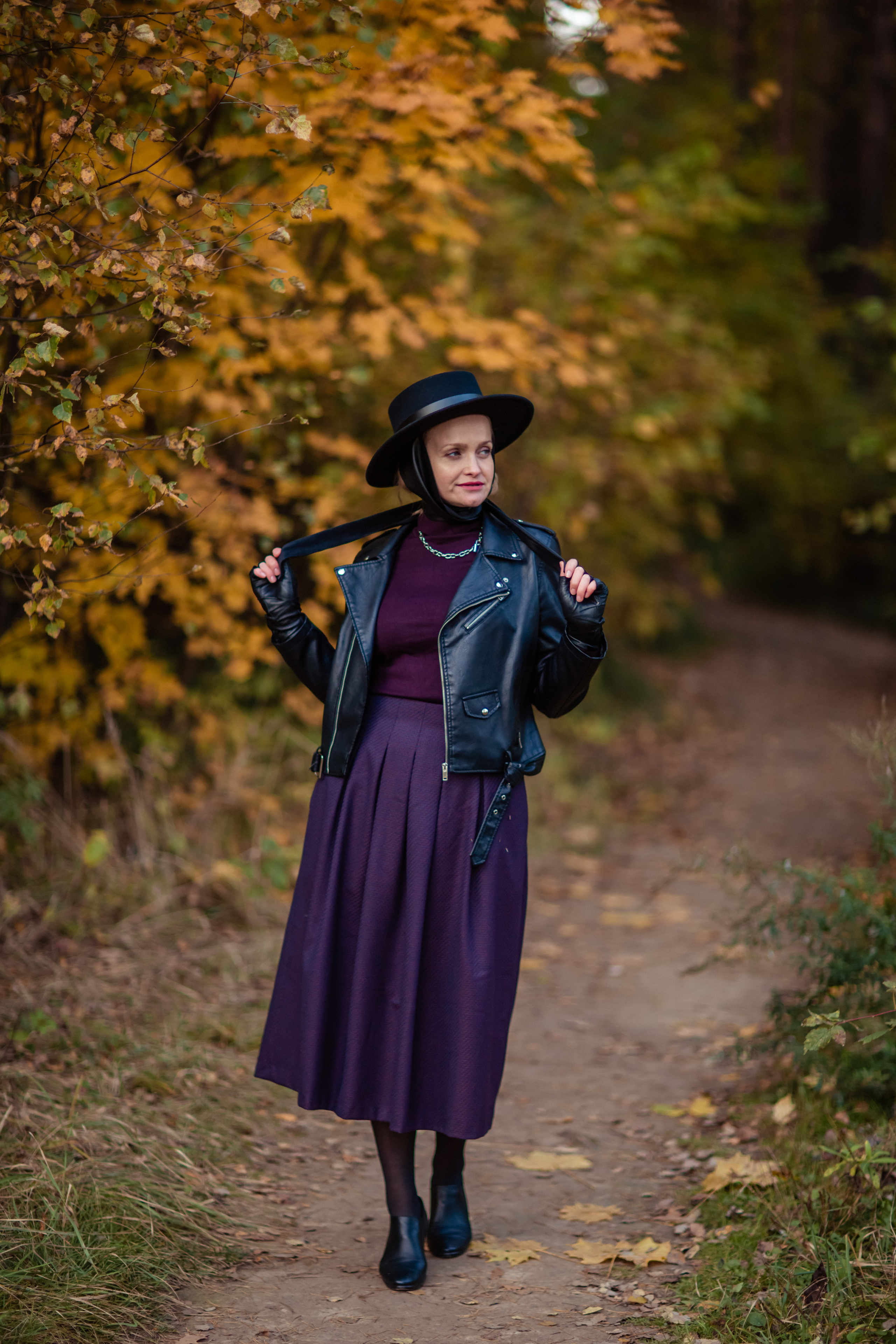 Осенняя фотопрогулка для Ани и Вики. Фотограф в Москве. Контент для блога. В портфолио и просто на память
