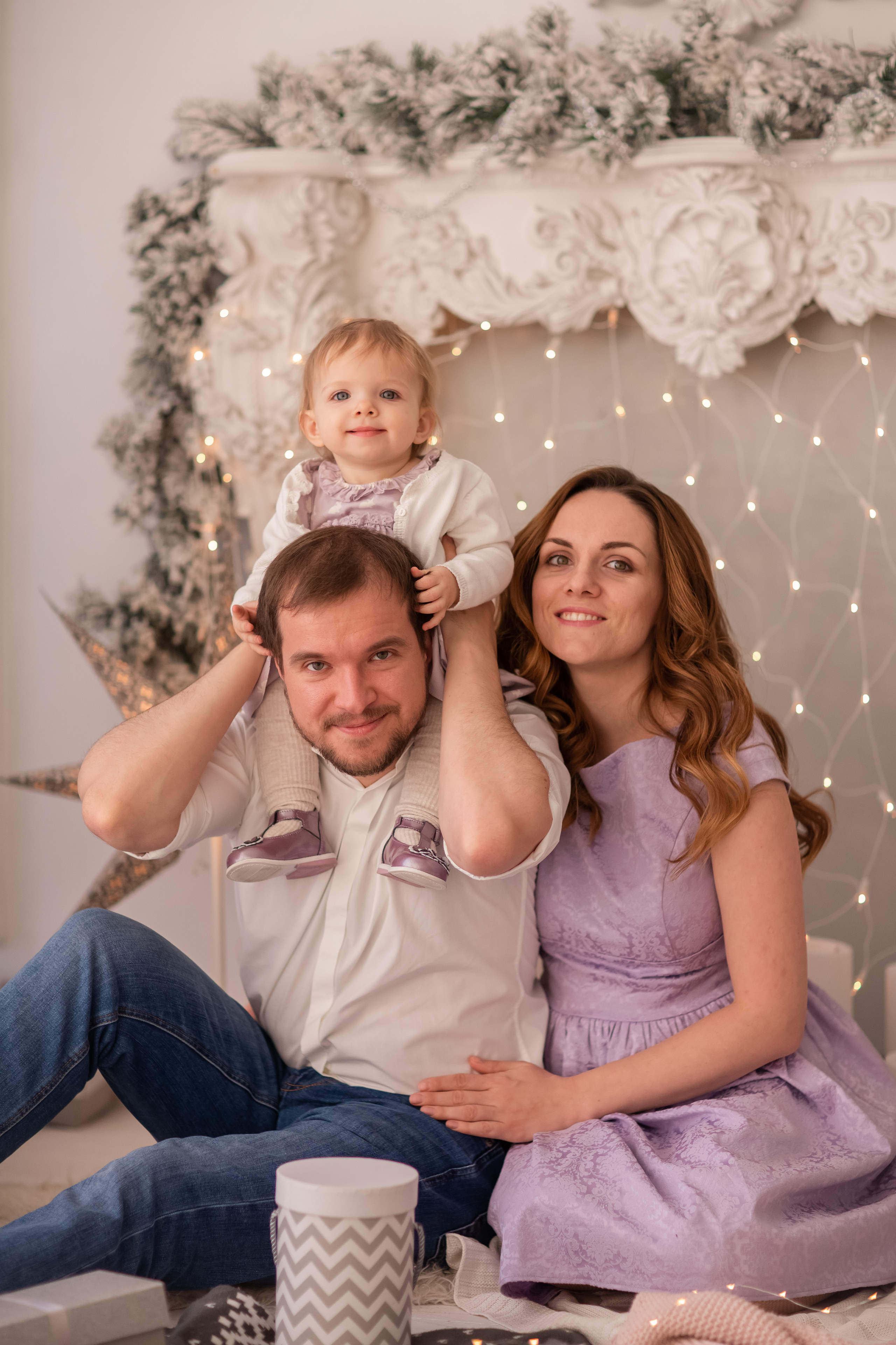 Новогодняя фотосессия для семьи Алины. Фотограф в Москве. Контент для блога. В портфолио и просто на память