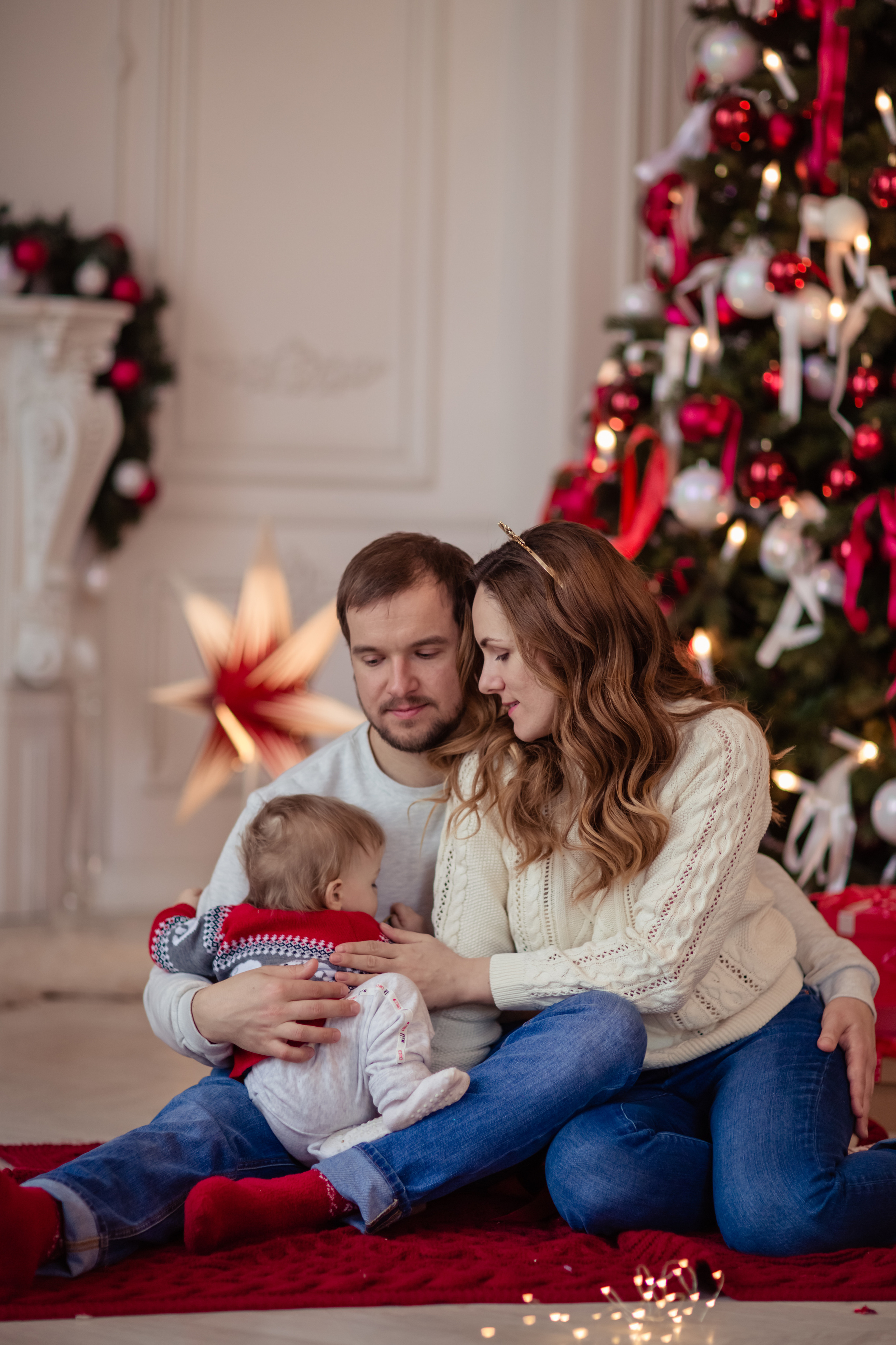 Новогодняя фотосессия для семьи Алины. Фотограф в Москве. Контент для блога. В портфолио и просто на память