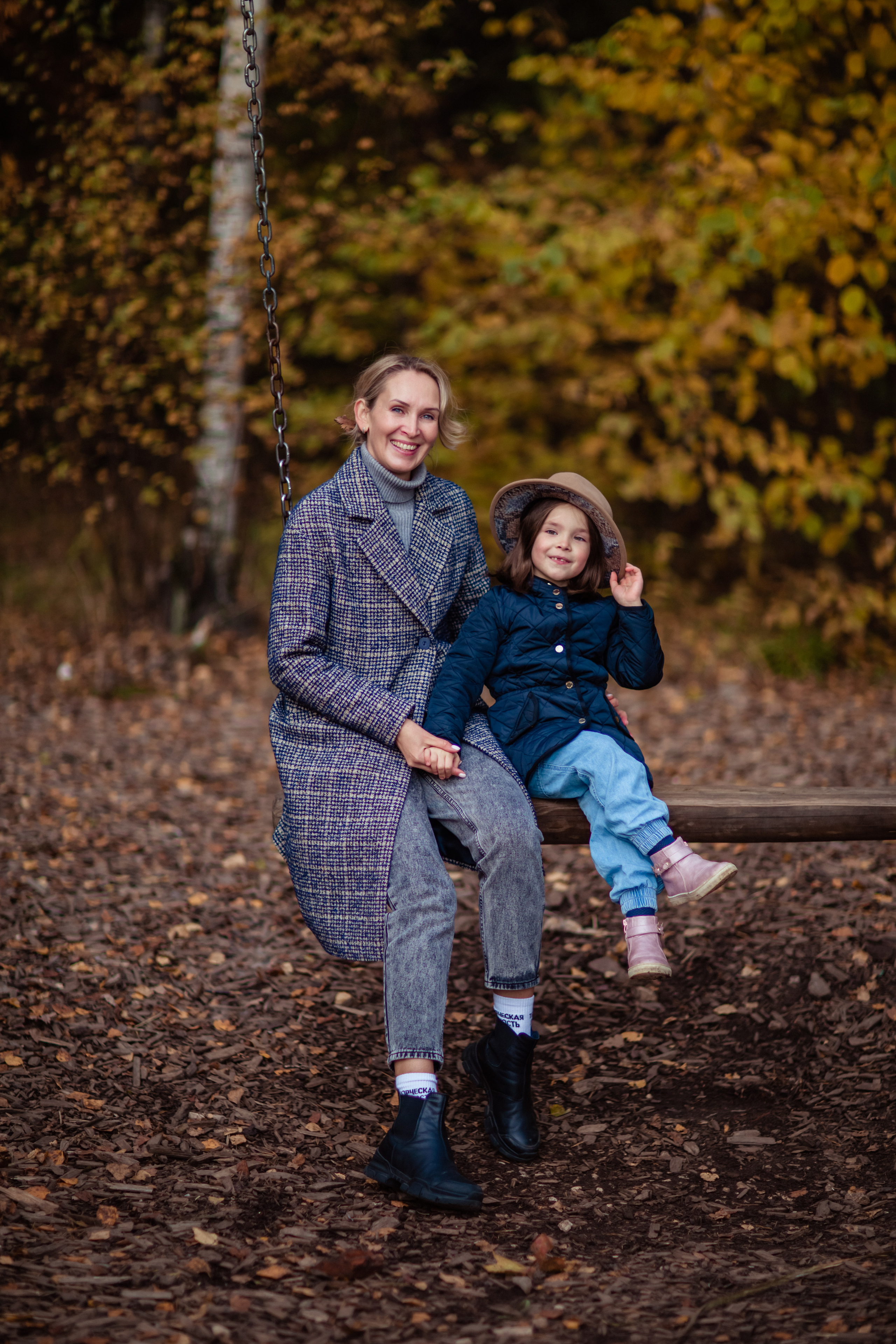 Осенняя фотопрогулка для Ани и Вики. Фотограф в Москве. Контент для блога. В портфолио и просто на память