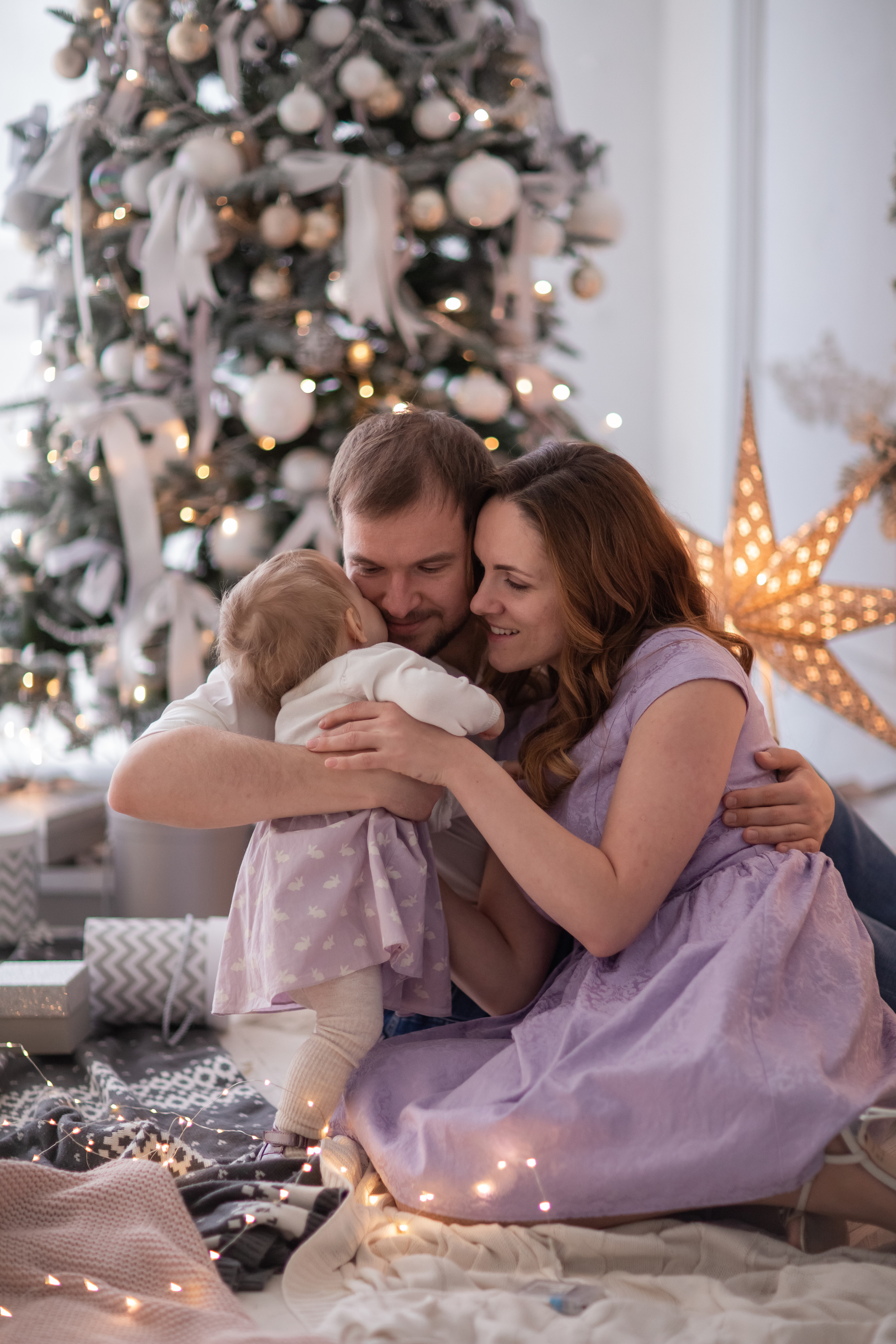 Новогодняя фотосессия для семьи Алины. Фотограф в Москве. Контент для блога. В портфолио и просто на память