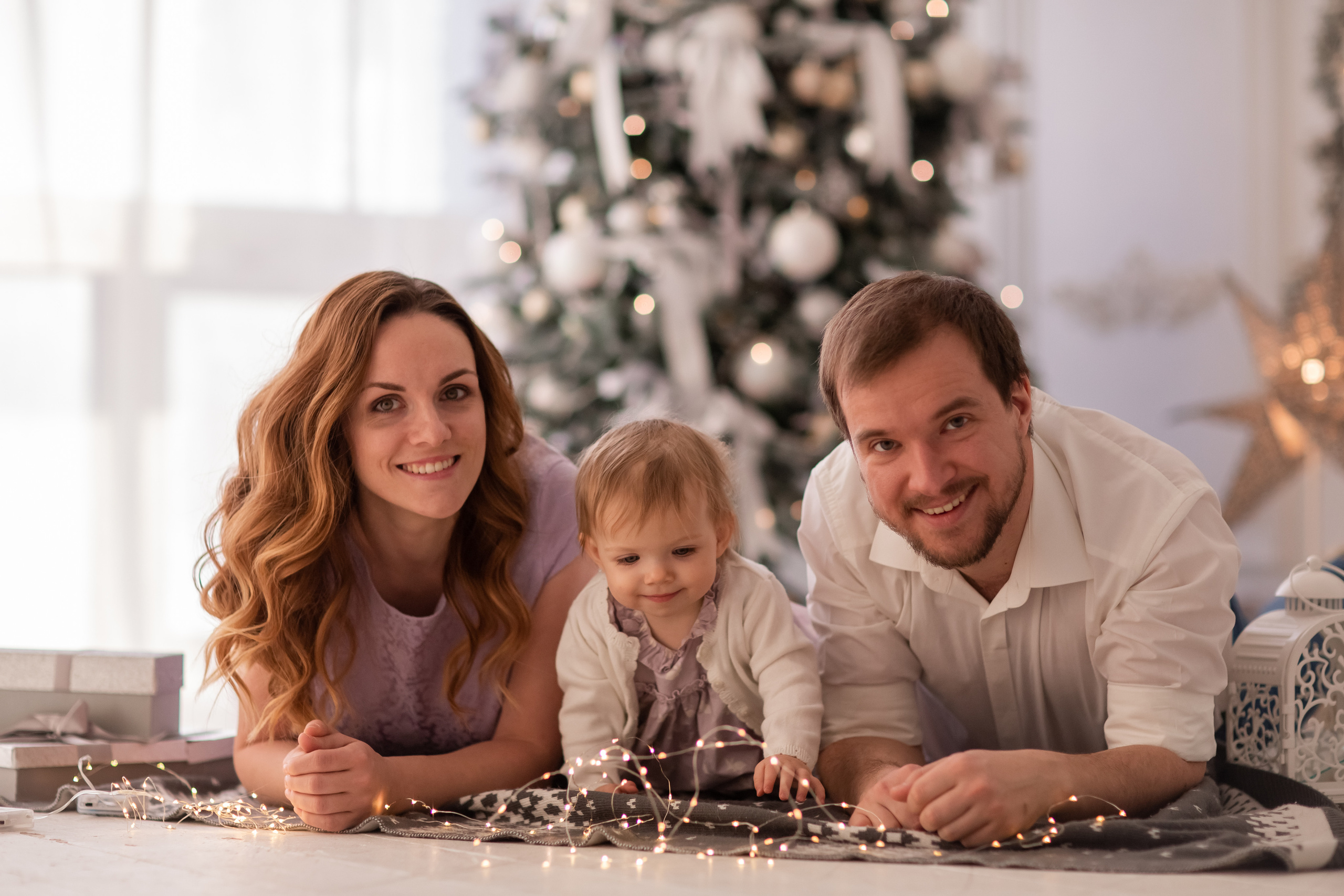 Новогодняя фотосессия для семьи Алины. Фотограф в Москве. Контент для блога. В портфолио и просто на память
