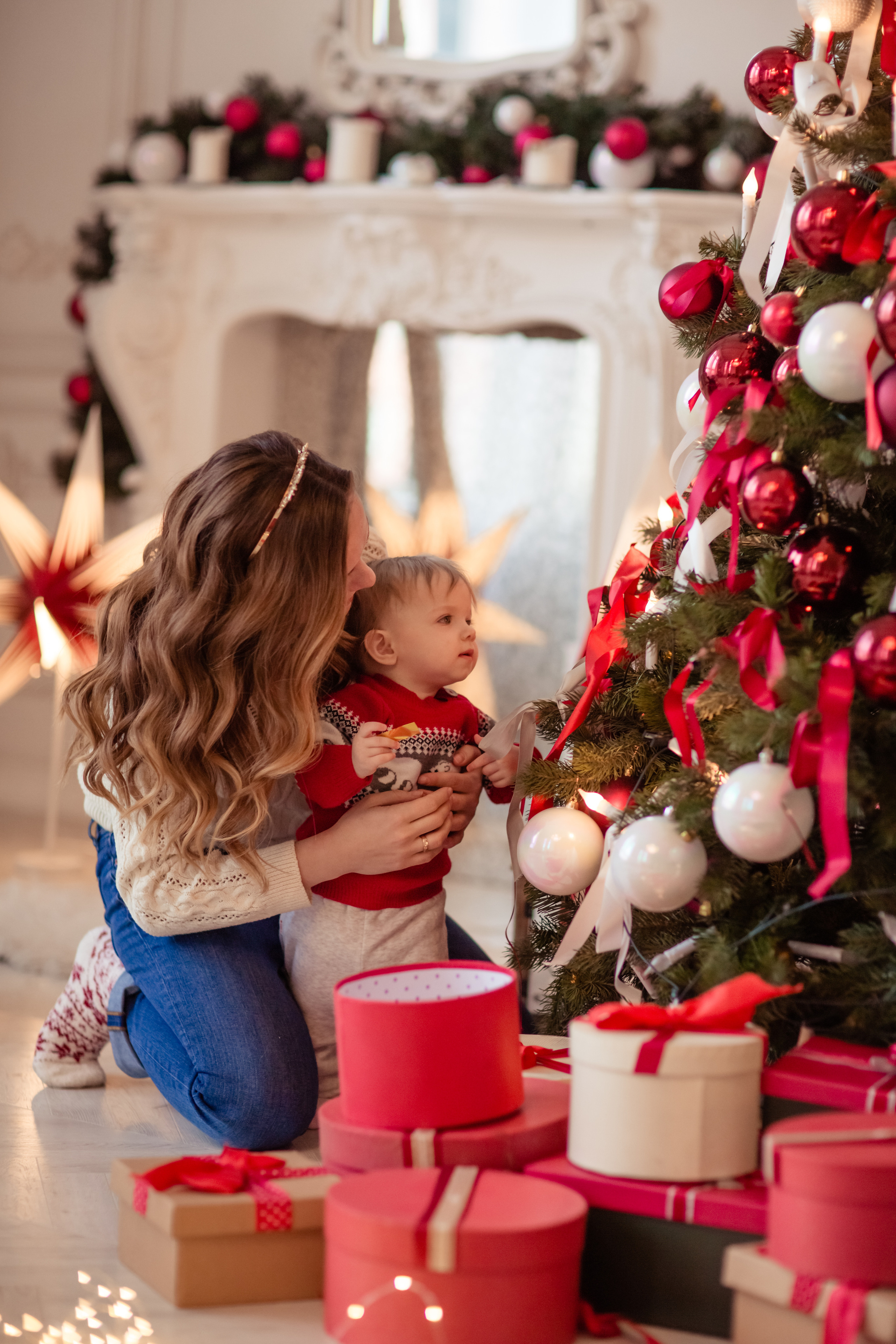 Новогодняя фотосессия для семьи Алины. Фотограф в Москве. Контент для блога. В портфолио и просто на память