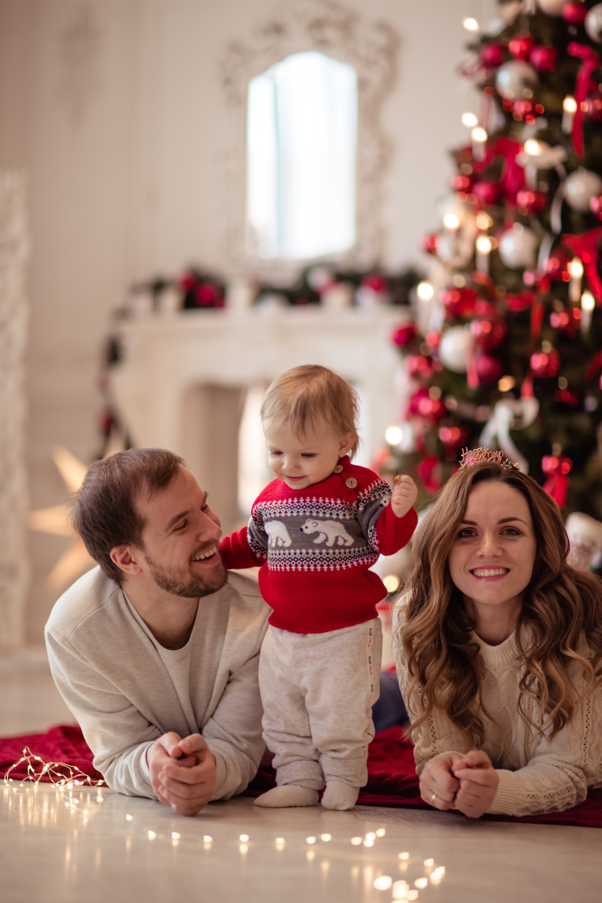 Новогодняя фотосессия для семьи Алины. Фотограф в Москве. Контент для блога. В портфолио и просто на память