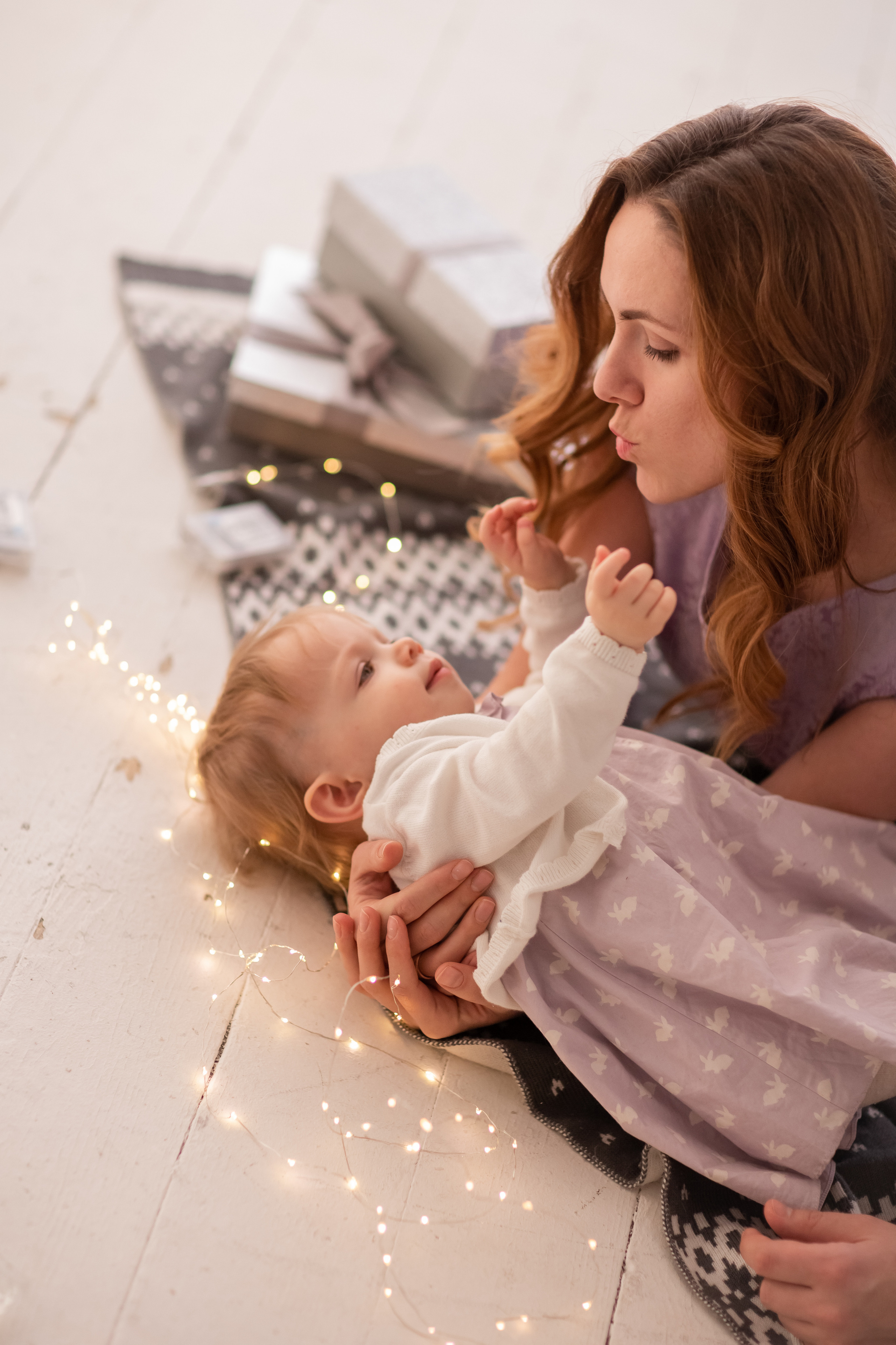 Новогодняя фотосессия для семьи Алины. Фотограф в Москве. Контент для блога. В портфолио и просто на память