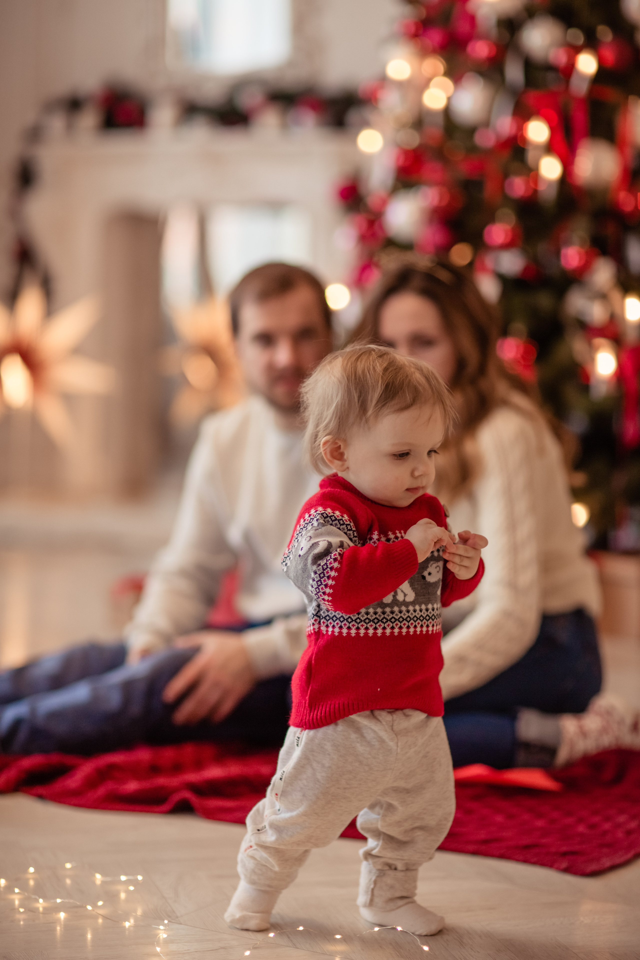 Новогодняя фотосессия для семьи Алины. Фотограф в Москве. Контент для блога. В портфолио и просто на память