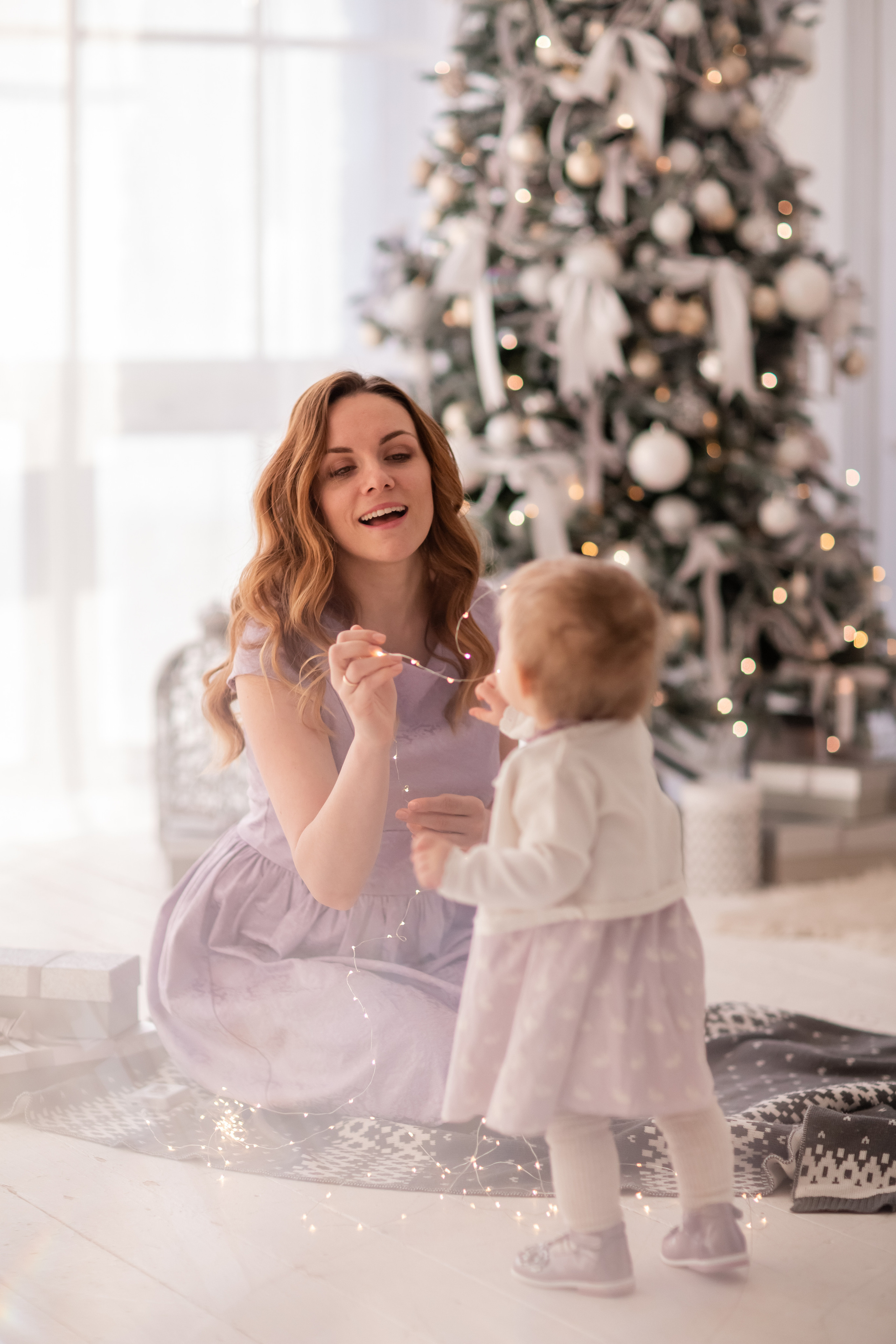 Новогодняя фотосессия для семьи Алины. Фотограф в Москве. Контент для блога. В портфолио и просто на память