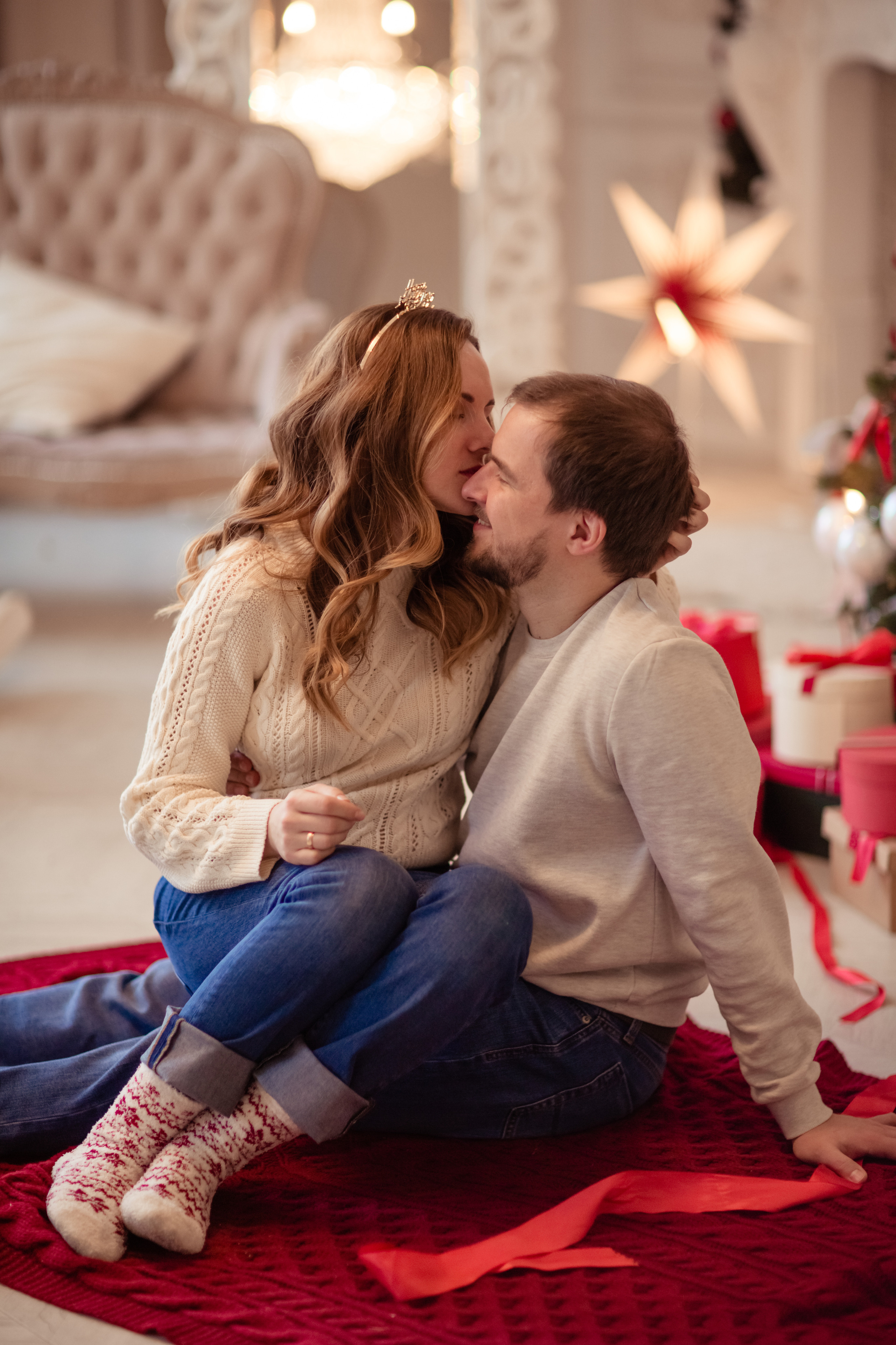 Новогодняя фотосессия для семьи Алины. Фотограф в Москве. Контент для блога. В портфолио и просто на память