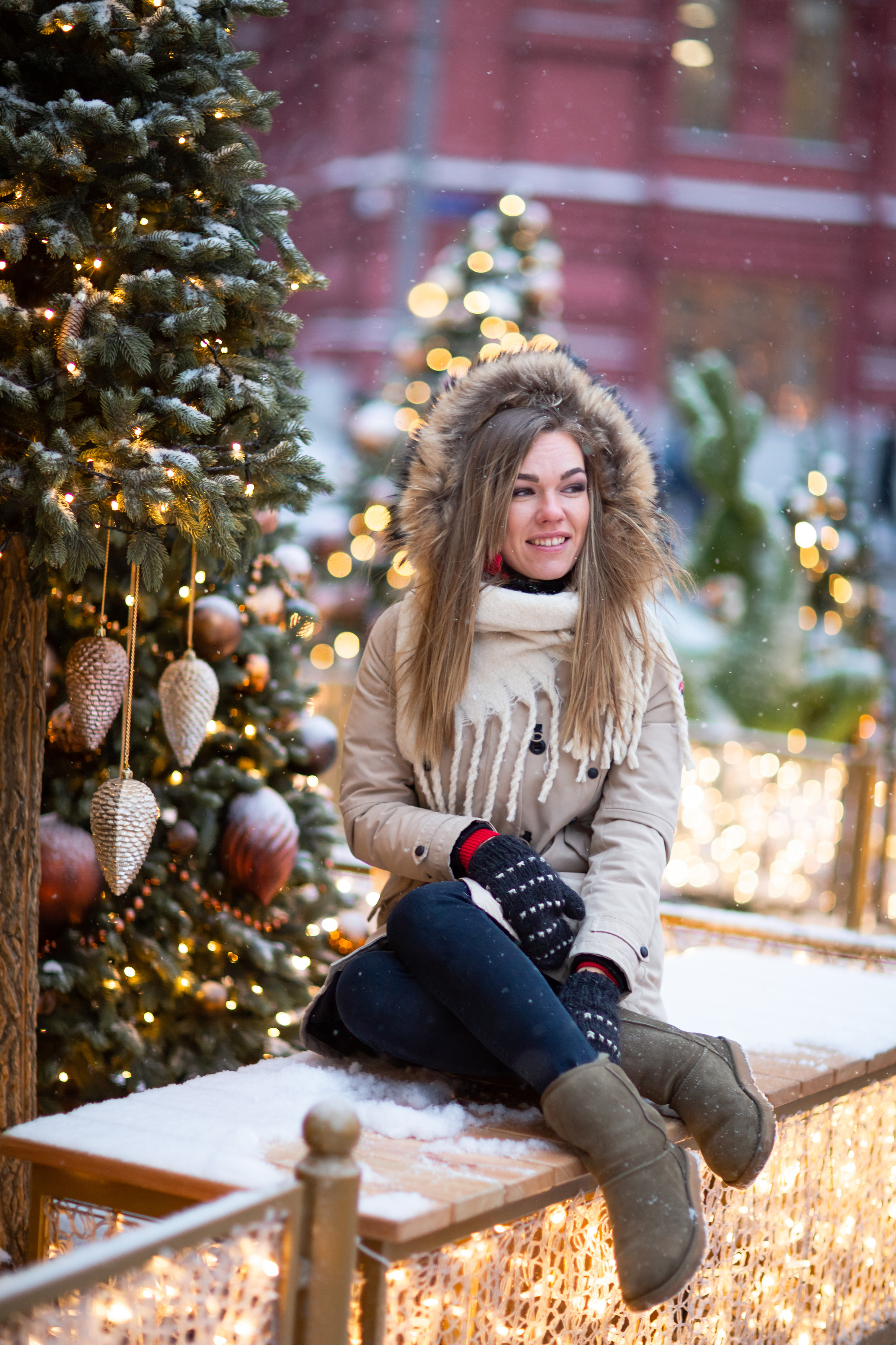 Фотопрогулка по новогодней Москве. Фотограф в Москве. Контент для блога. В портфолио и просто на память