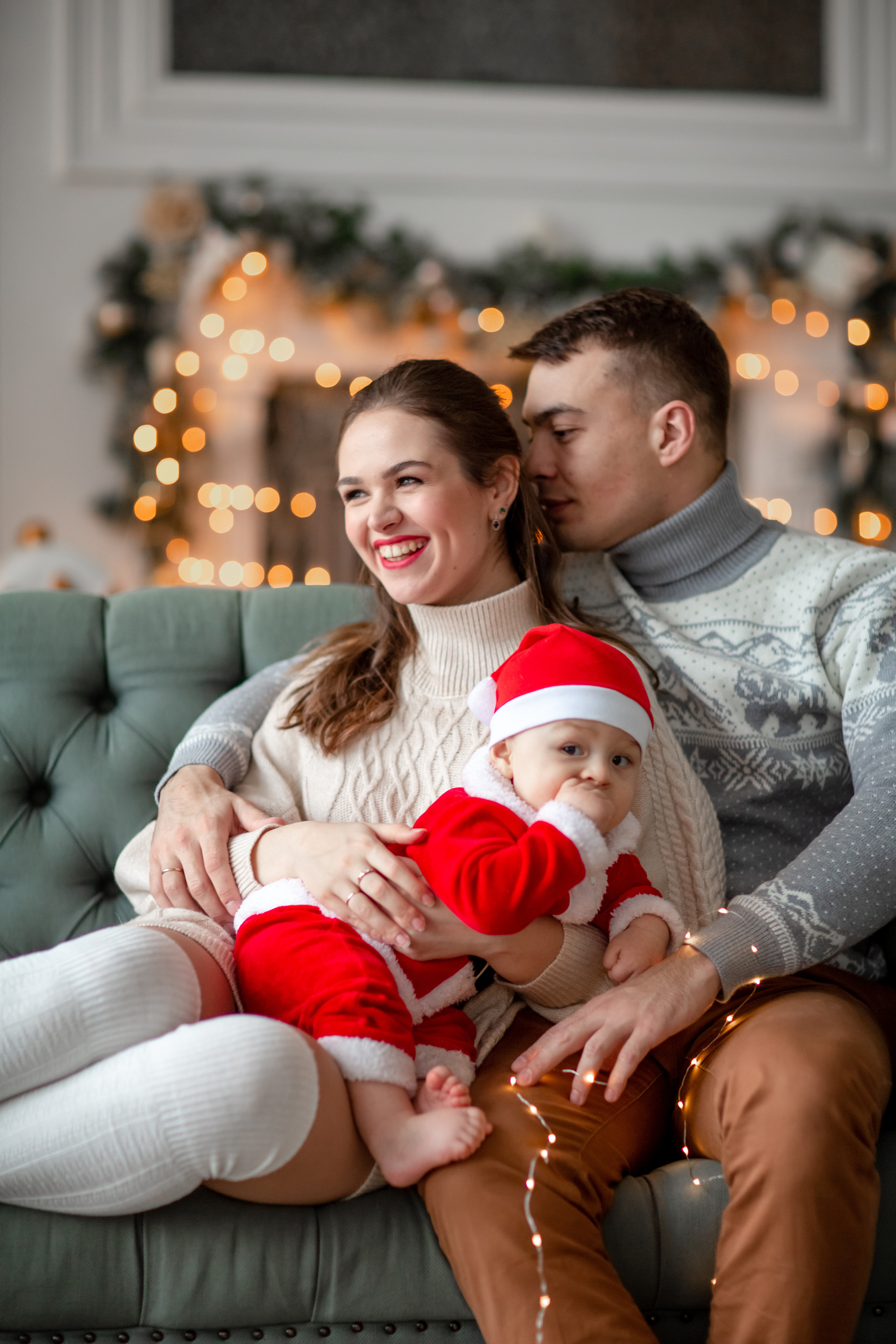 Новогодняя фотосессия для семья Алины. Фотограф в Москве. Контент для блога. В портфолио и просто на память