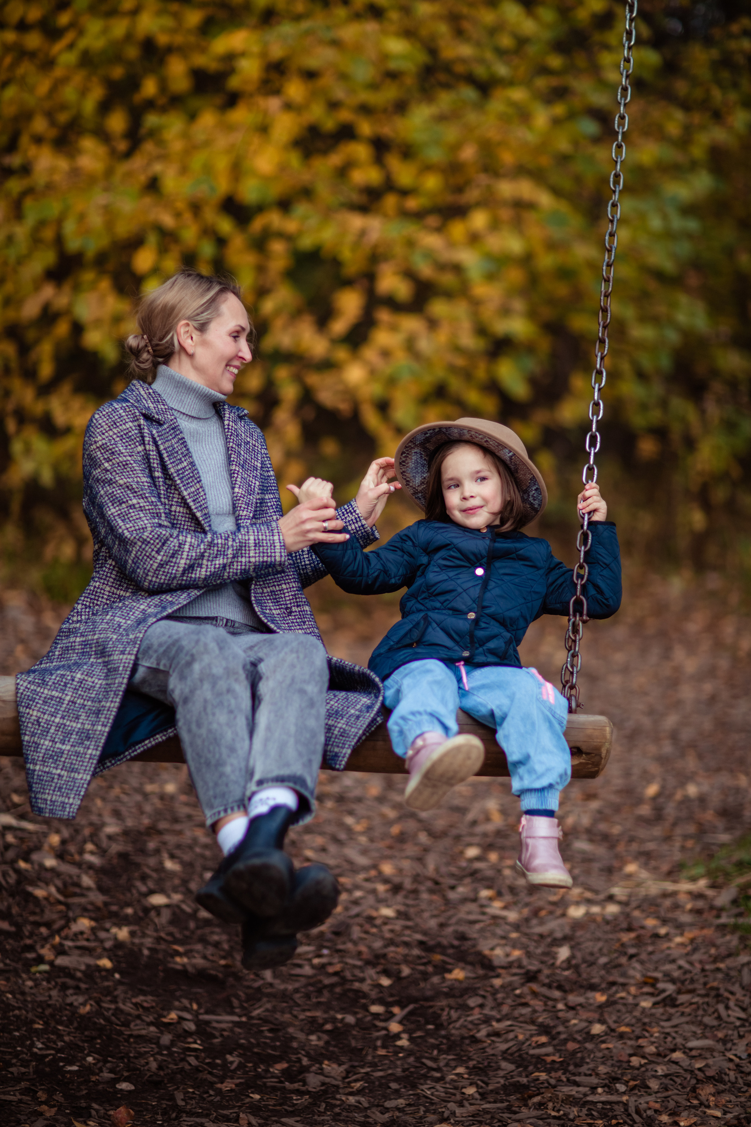 Осенняя фотопрогулка для Ани и Вики. Фотограф в Москве. Контент для блога. В портфолио и просто на память