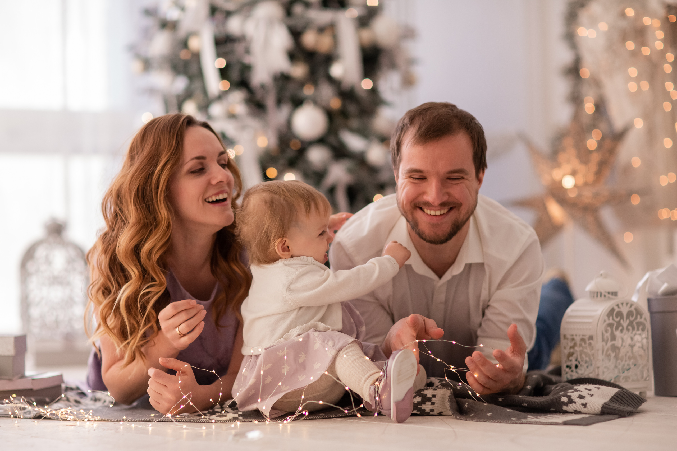 Новогодняя фотосессия для семьи Алины. Фотограф в Москве. Контент для блога. В портфолио и просто на память