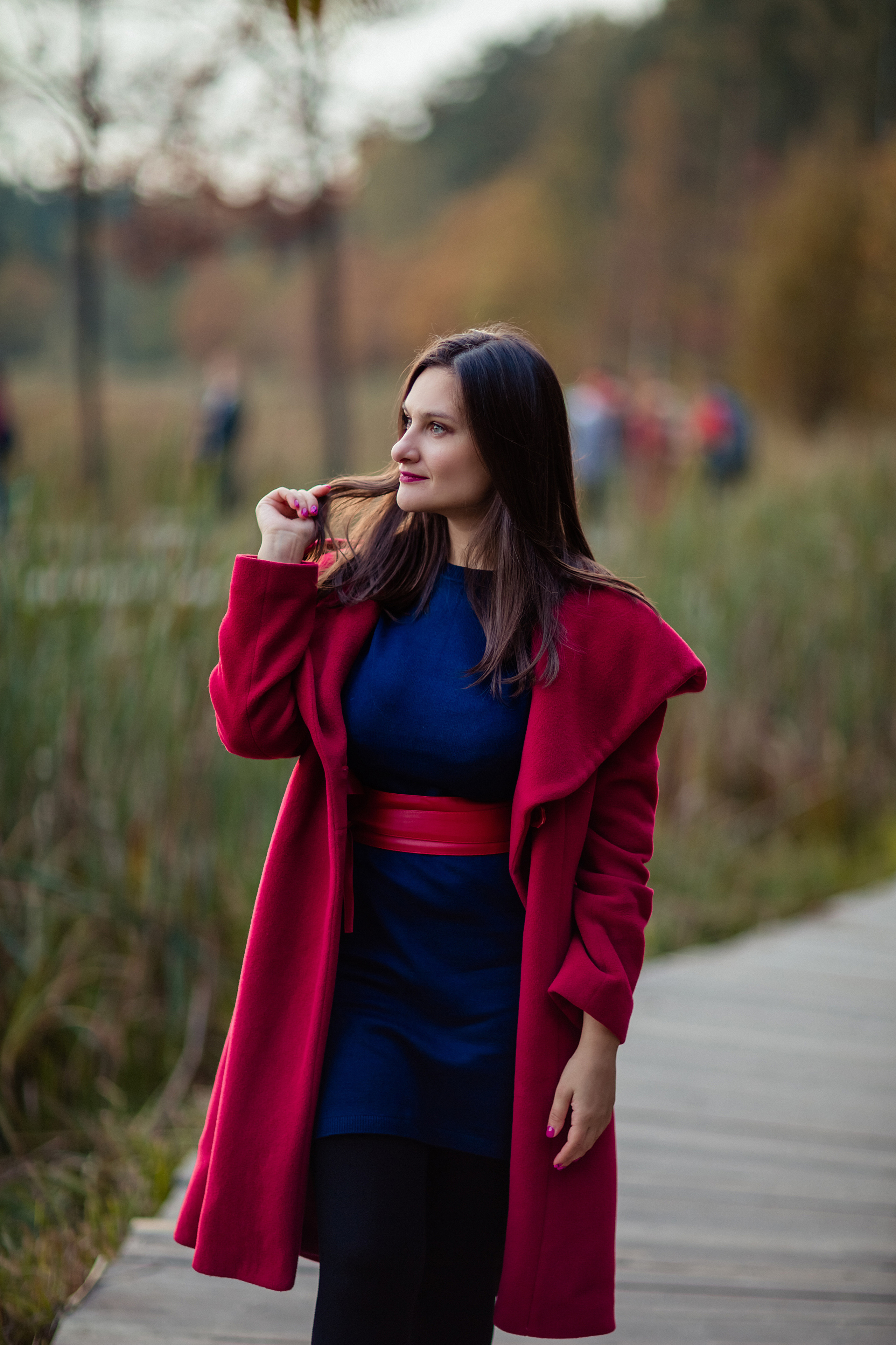 Осенняя фотопрогулка для Ани и Вики. Фотограф в Москве. Контент для блога. В портфолио и просто на память