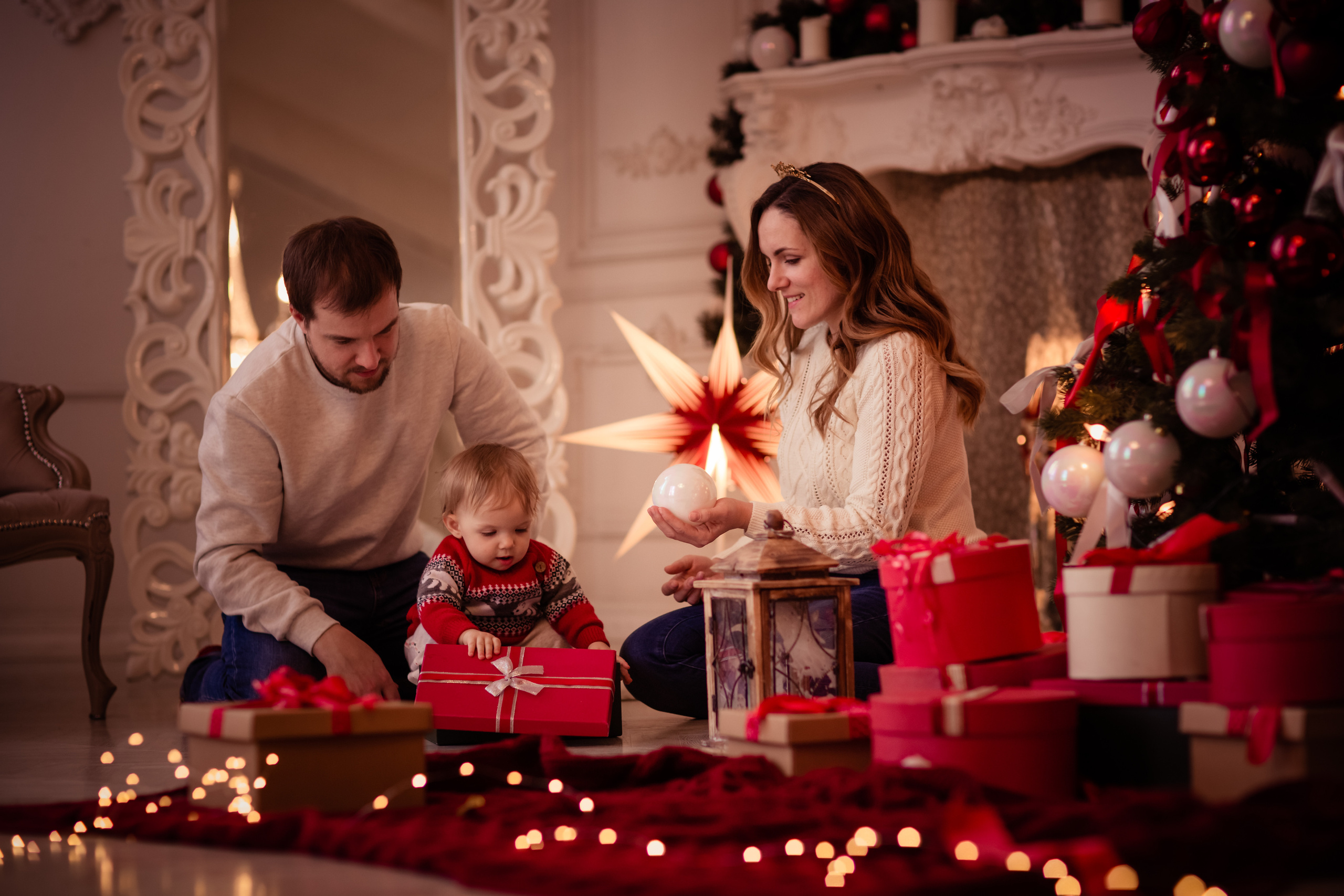 Новогодняя фотосессия для семьи Алины. Фотограф в Москве. Контент для блога. В портфолио и просто на память
