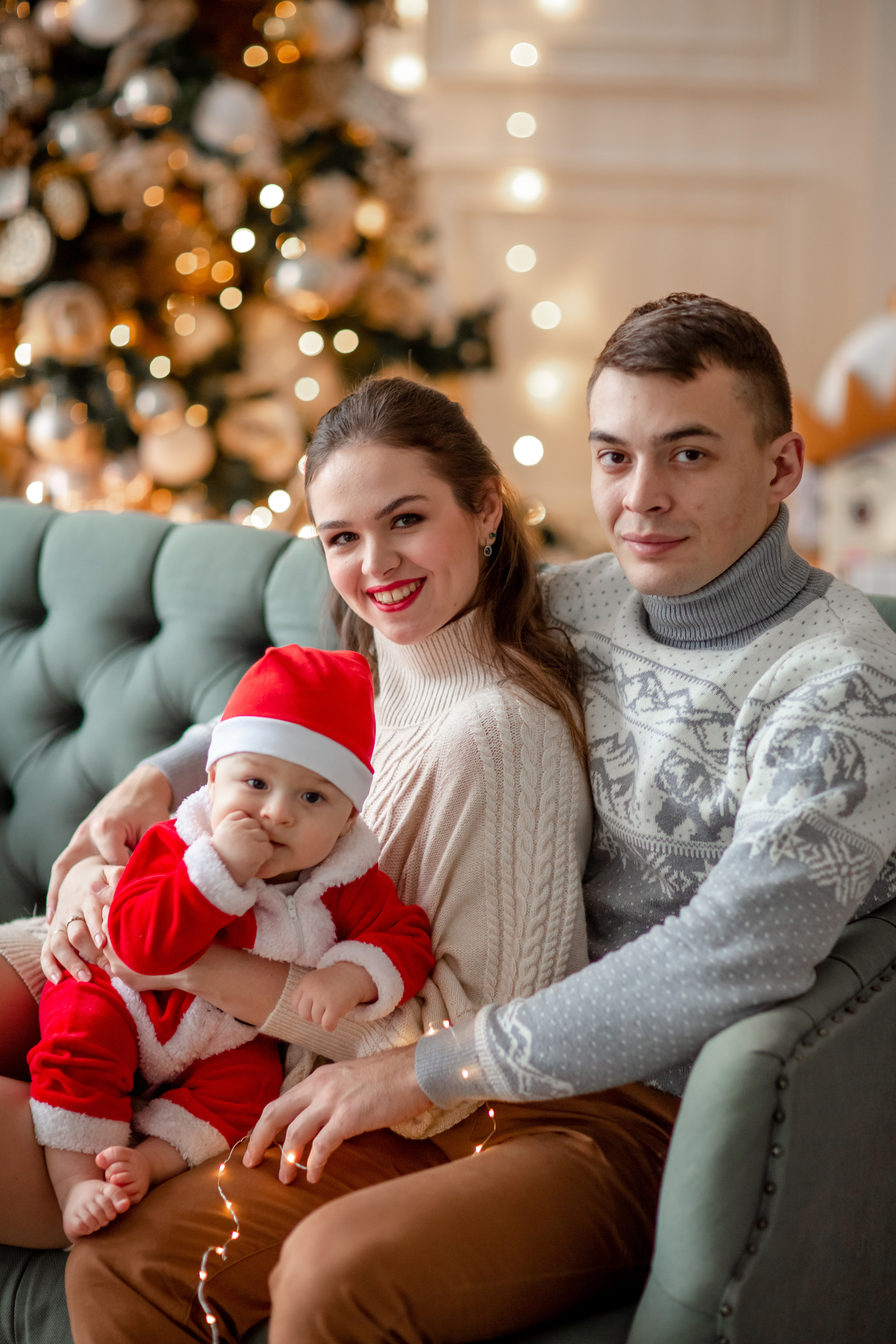 Новогодняя фотосессия для семья Алины. Фотограф в Москве. Контент для блога. В портфолио и просто на память