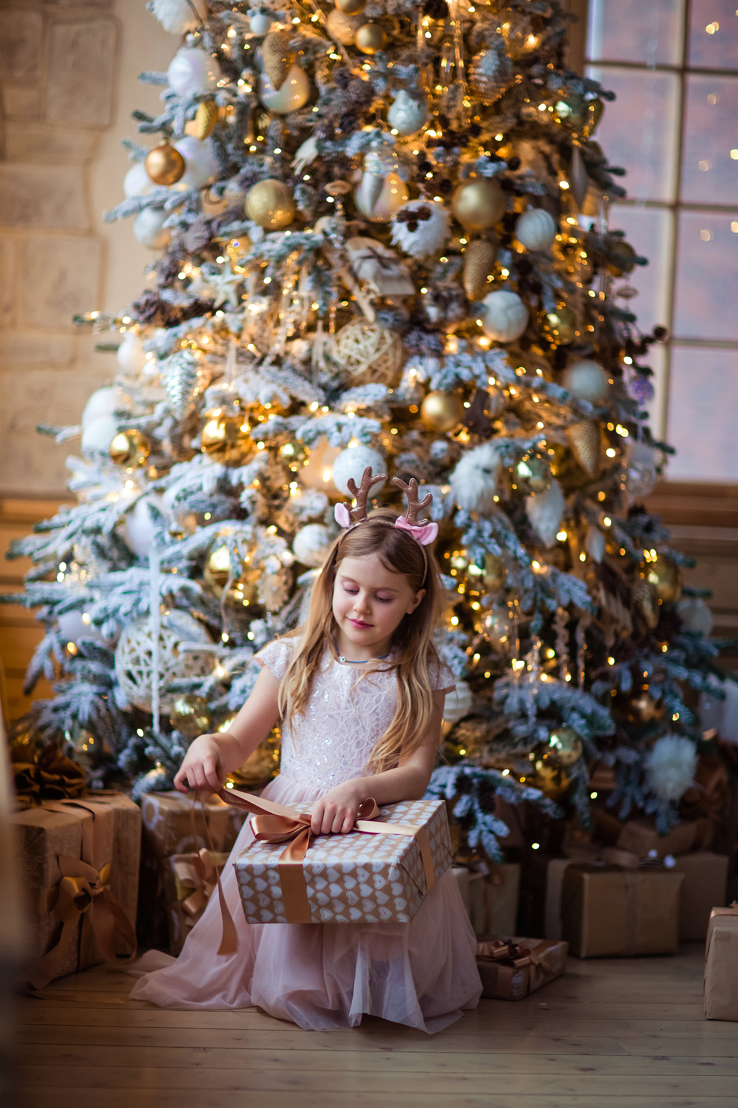 Новогодняя съёмка Натальи и Доминики. Фотограф в Москве. Контент для блога. В портфолио и просто на память