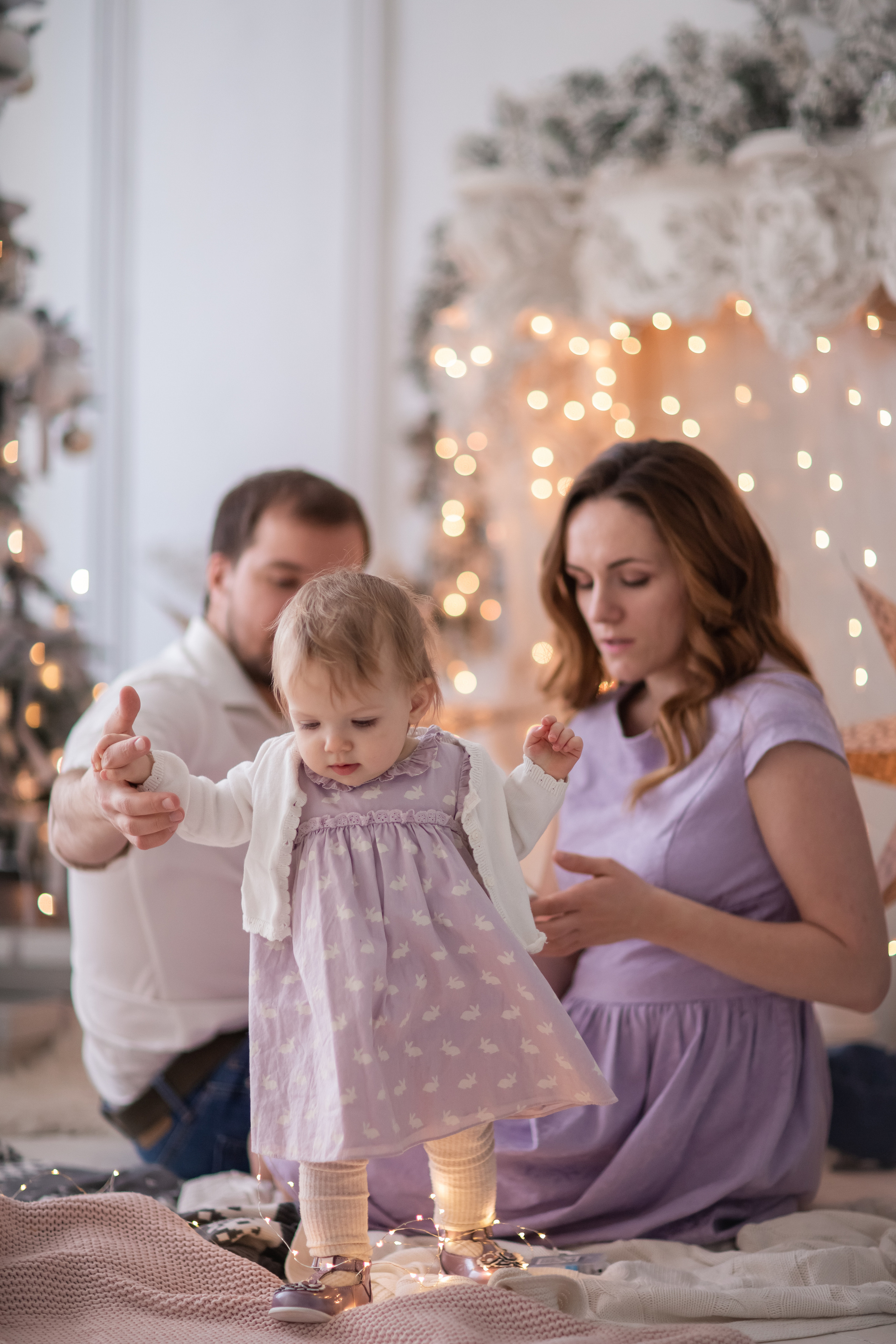 Новогодняя фотосессия для семьи Алины. Фотограф в Москве. Контент для блога. В портфолио и просто на память