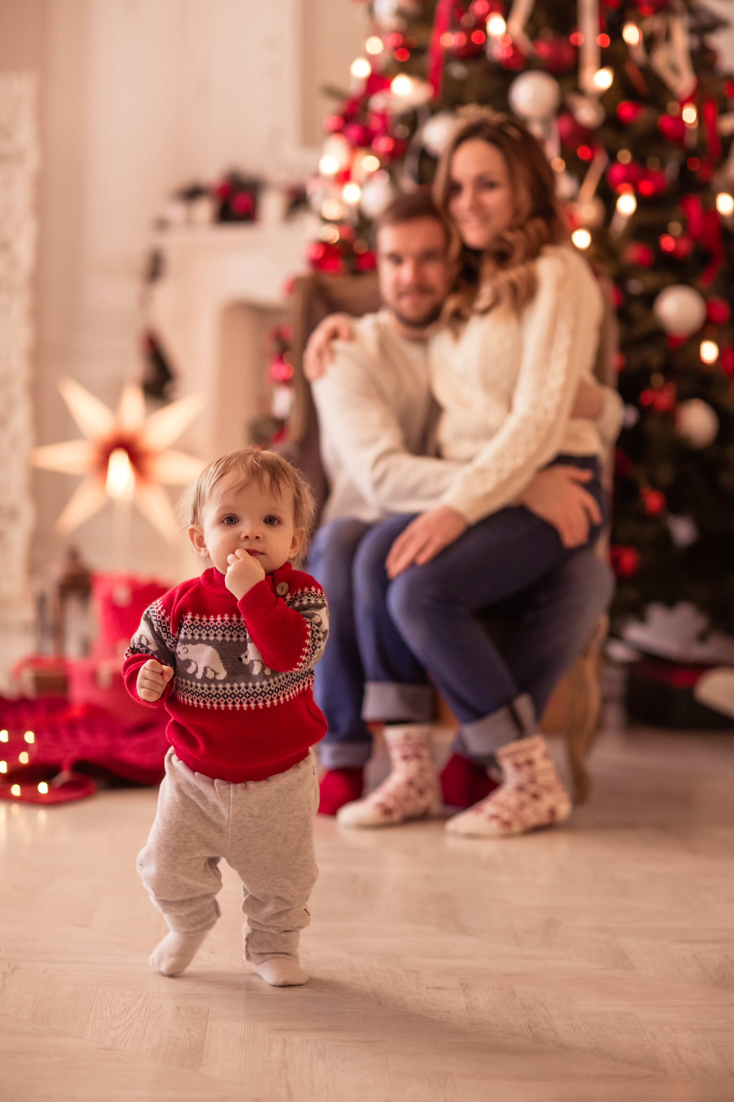 Новогодняя фотосессия для семьи Алины. Фотограф в Москве. Контент для блога. В портфолио и просто на память