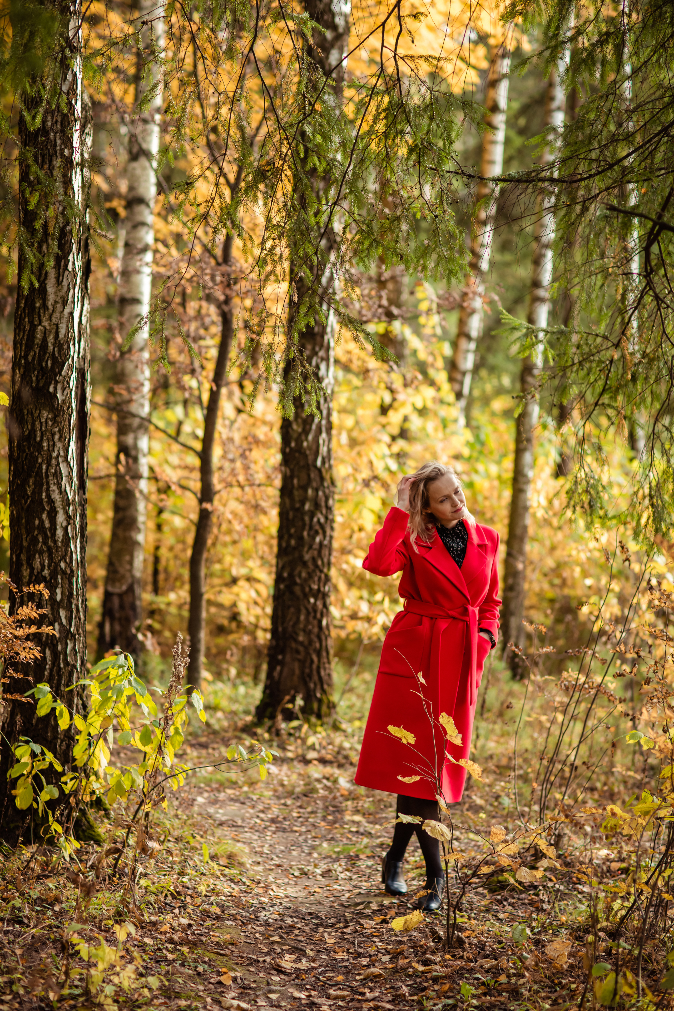 Осенняя фотопрогулка для Ани и Вики. Фотограф в Москве. Контент для блога. В портфолио и просто на память