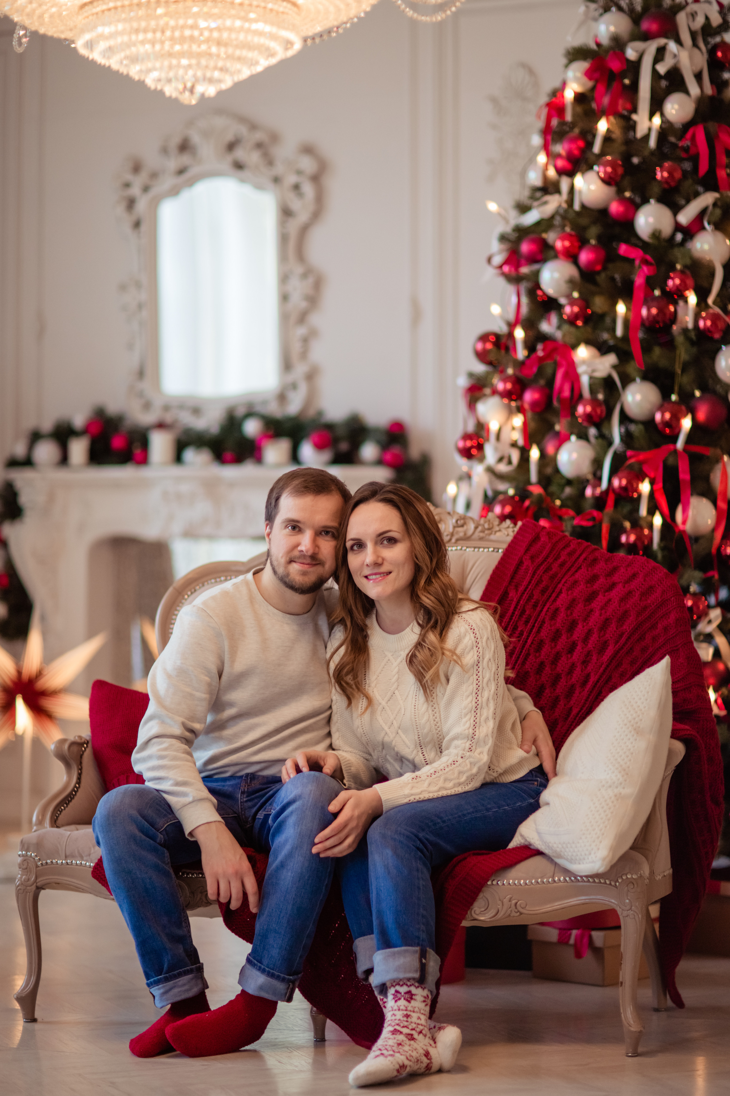 Новогодняя фотосессия для семьи Алины. Фотограф в Москве. Контент для блога. В портфолио и просто на память