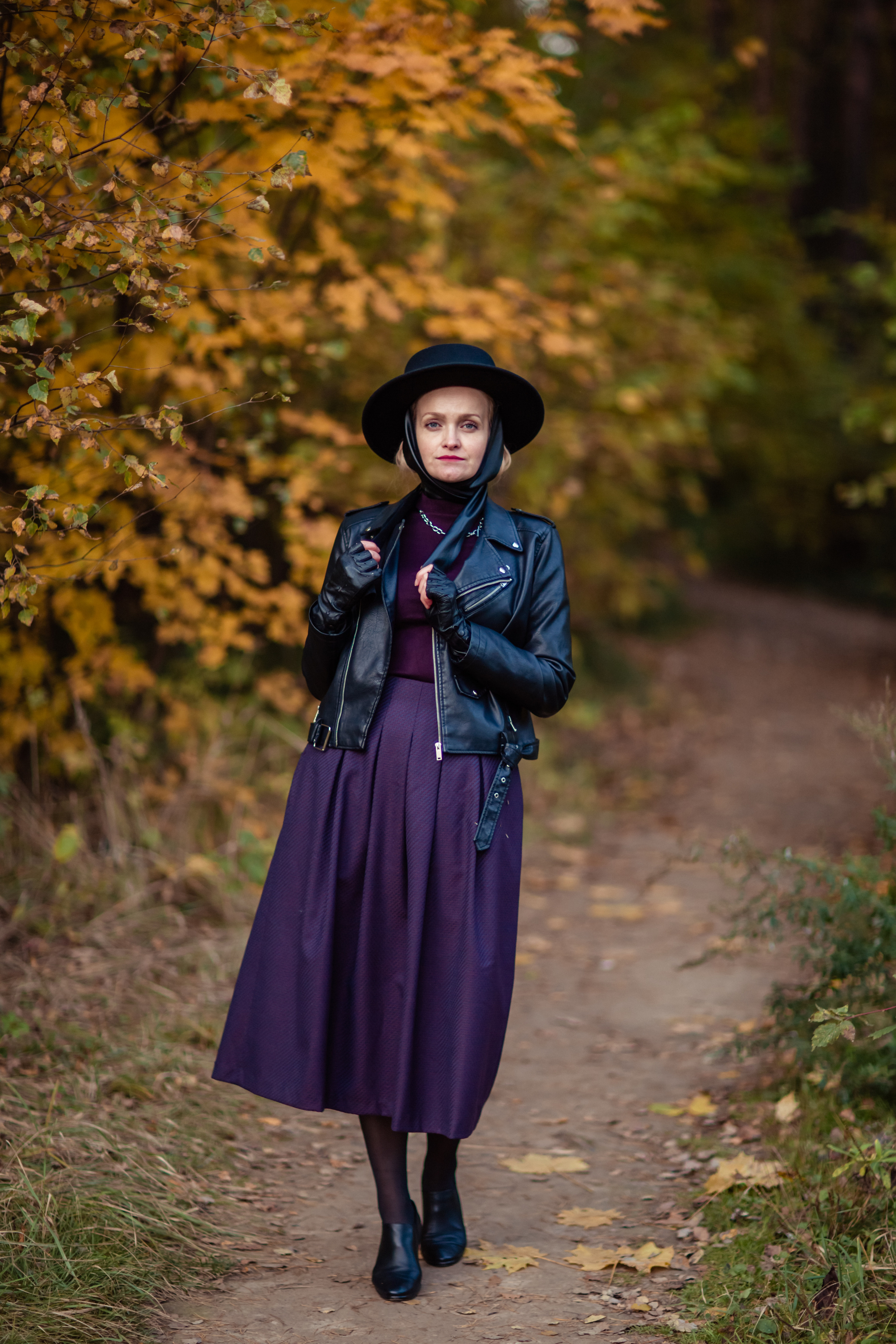 Осенняя фотопрогулка для Ани и Вики. Фотограф в Москве. Контент для блога. В портфолио и просто на память