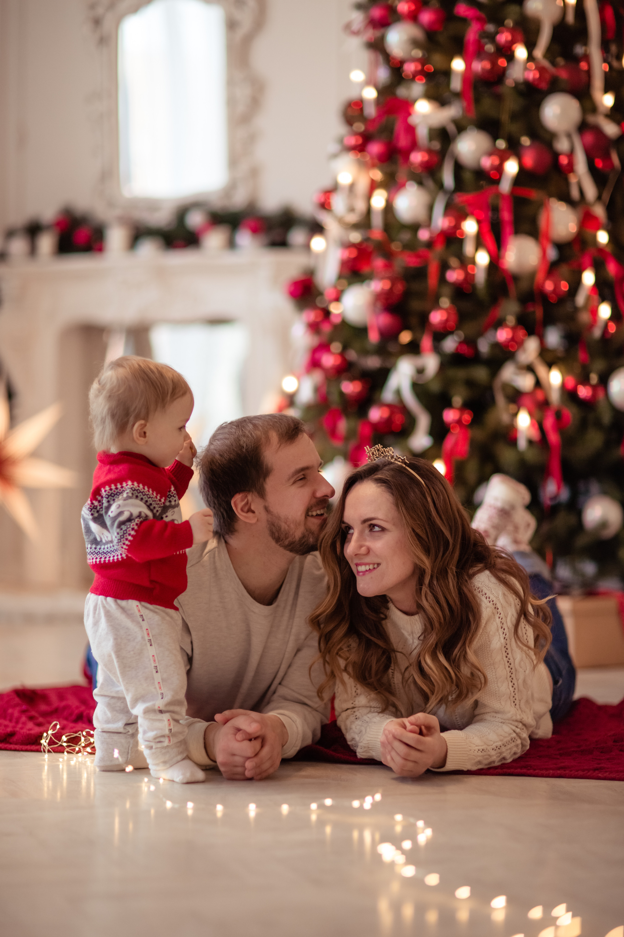 Новогодняя фотосессия для семьи Алины. Фотограф в Москве. Контент для блога. В портфолио и просто на память