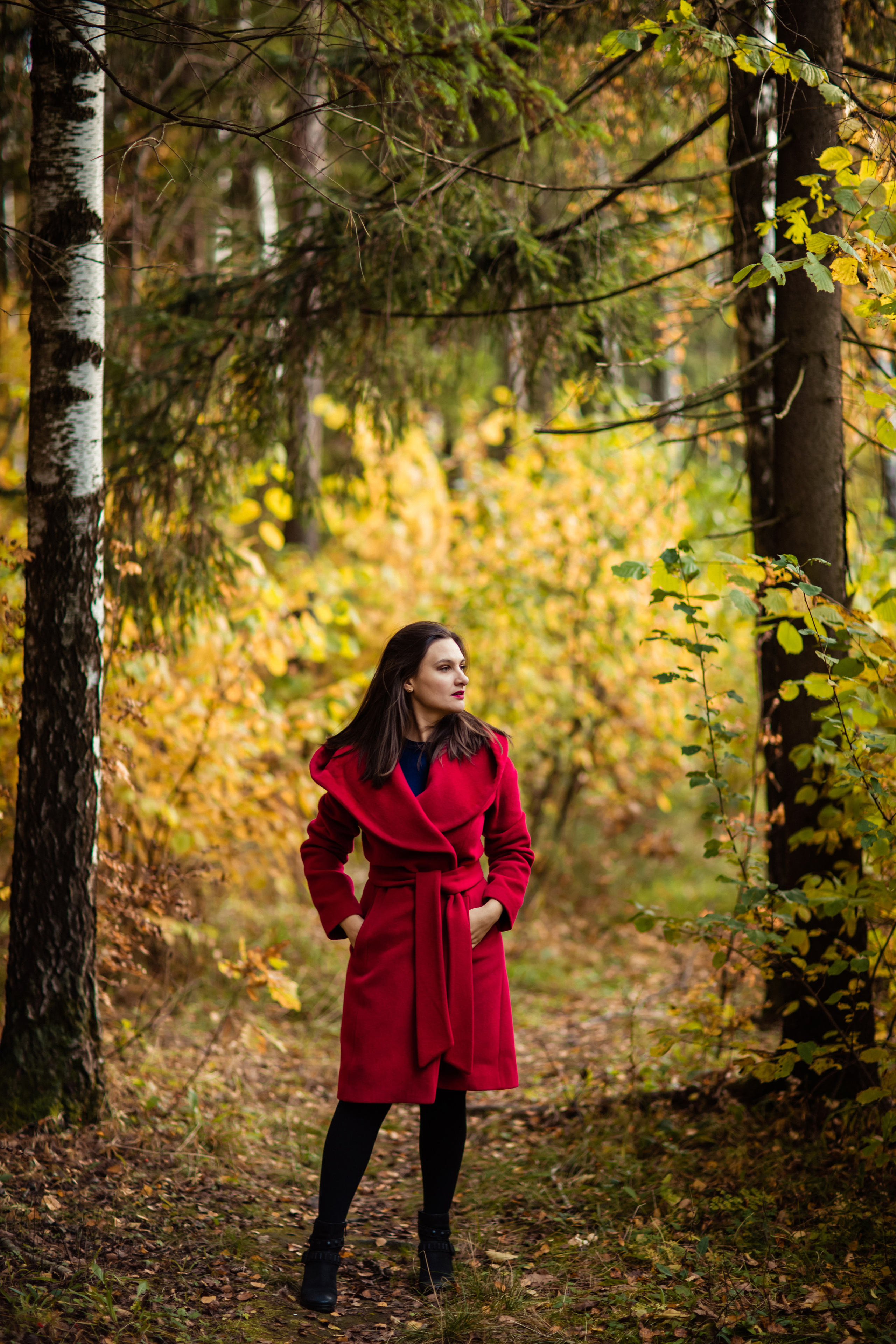 Осенняя фотопрогулка для Ани и Вики. Фотограф в Москве. Контент для блога. В портфолио и просто на память