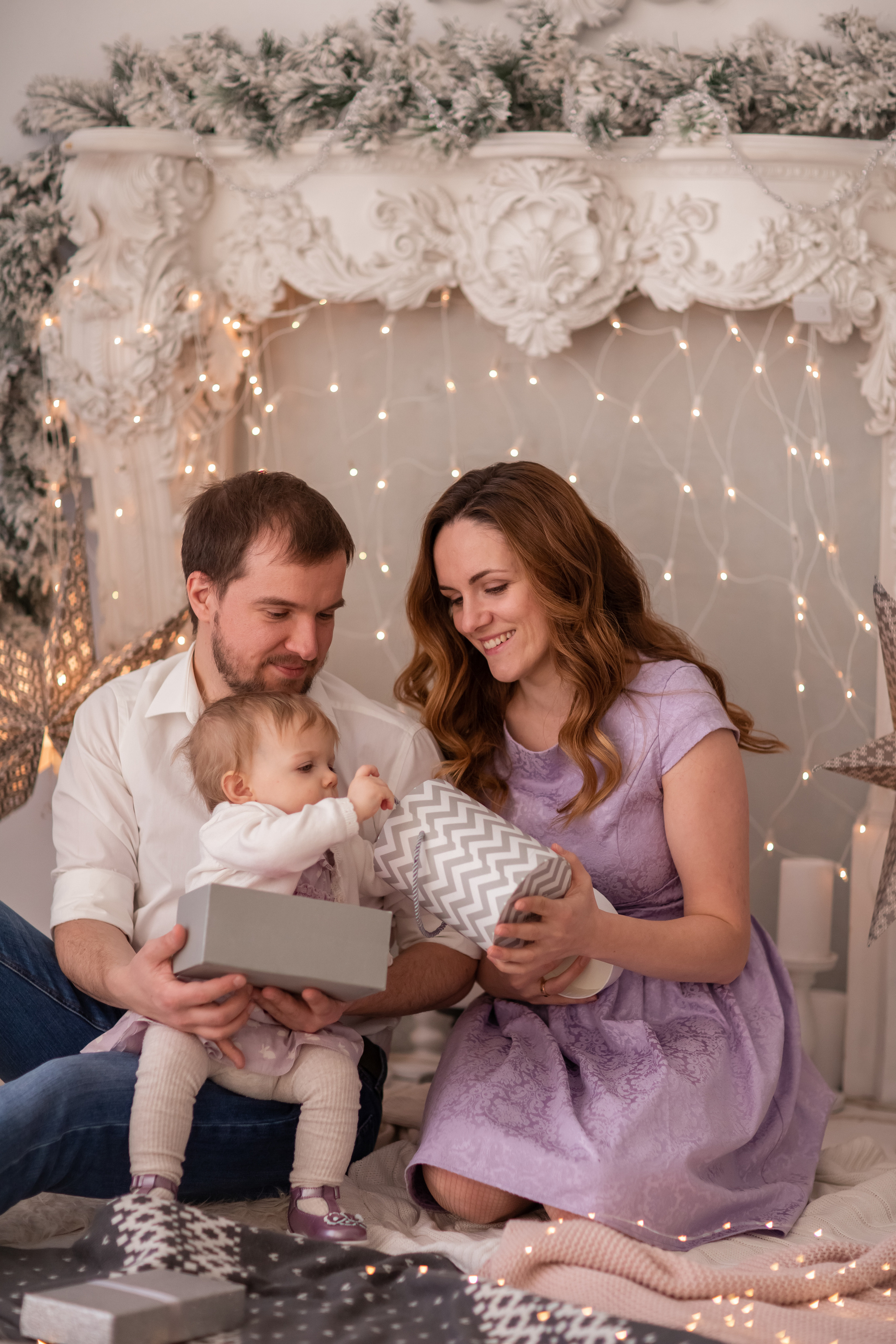 Новогодняя фотосессия для семьи Алины. Фотограф в Москве. Контент для блога. В портфолио и просто на память