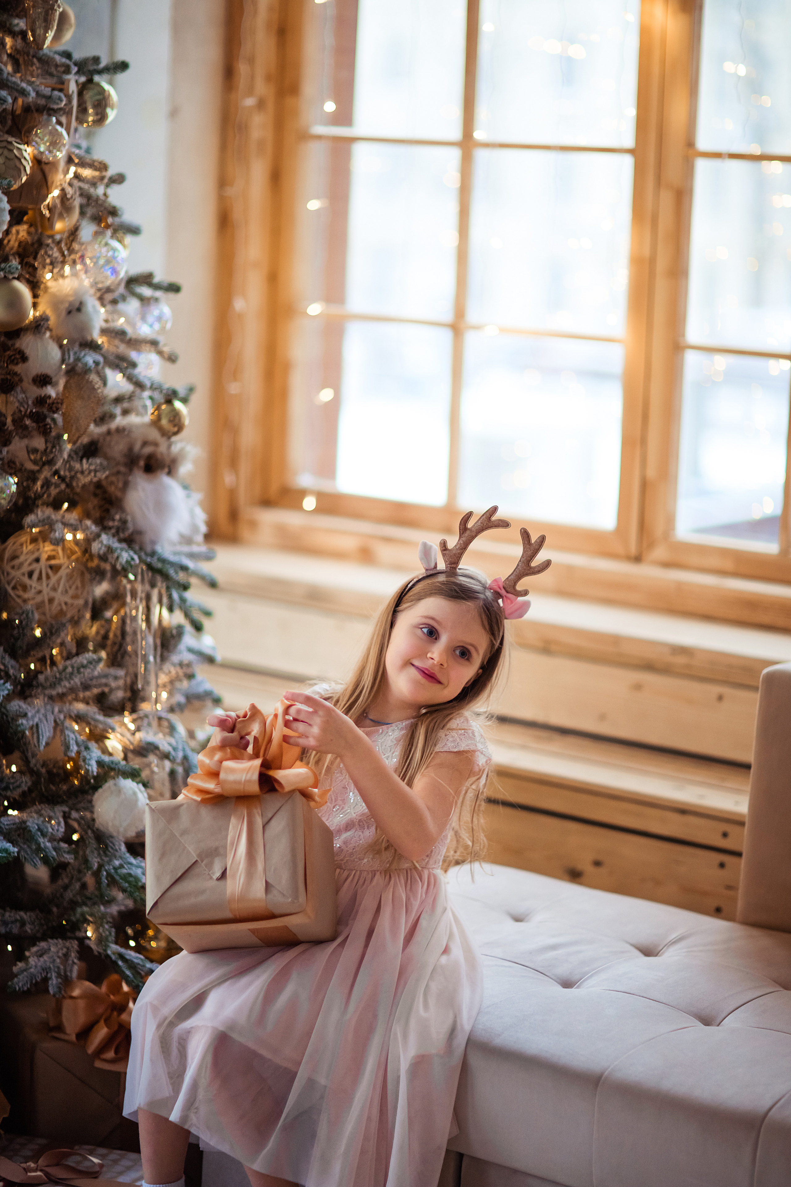 Новогодняя съёмка Натальи и Доминики. Фотограф в Москве. Контент для блога. В портфолио и просто на память